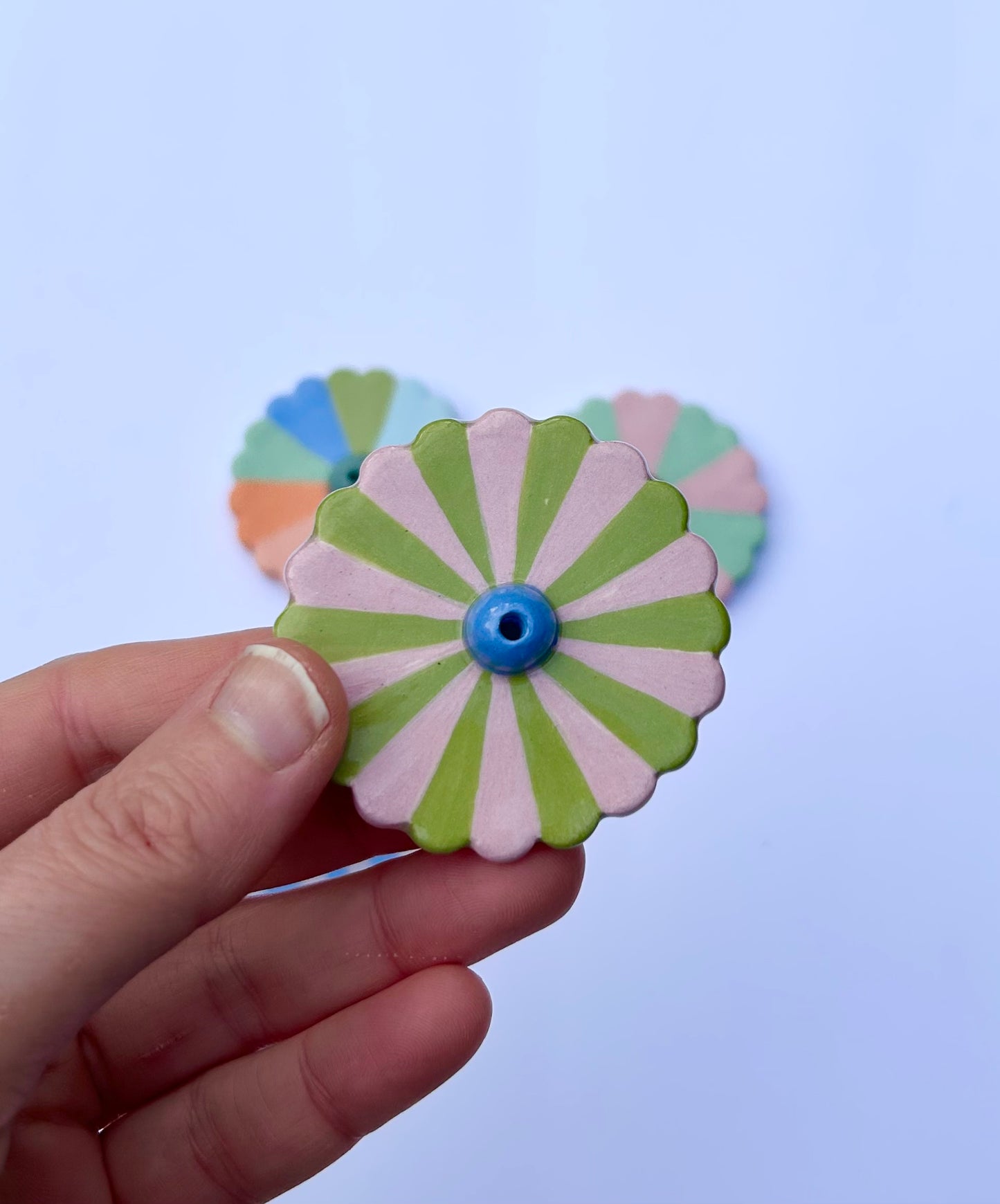 Rainbow Flowers Incense Holder