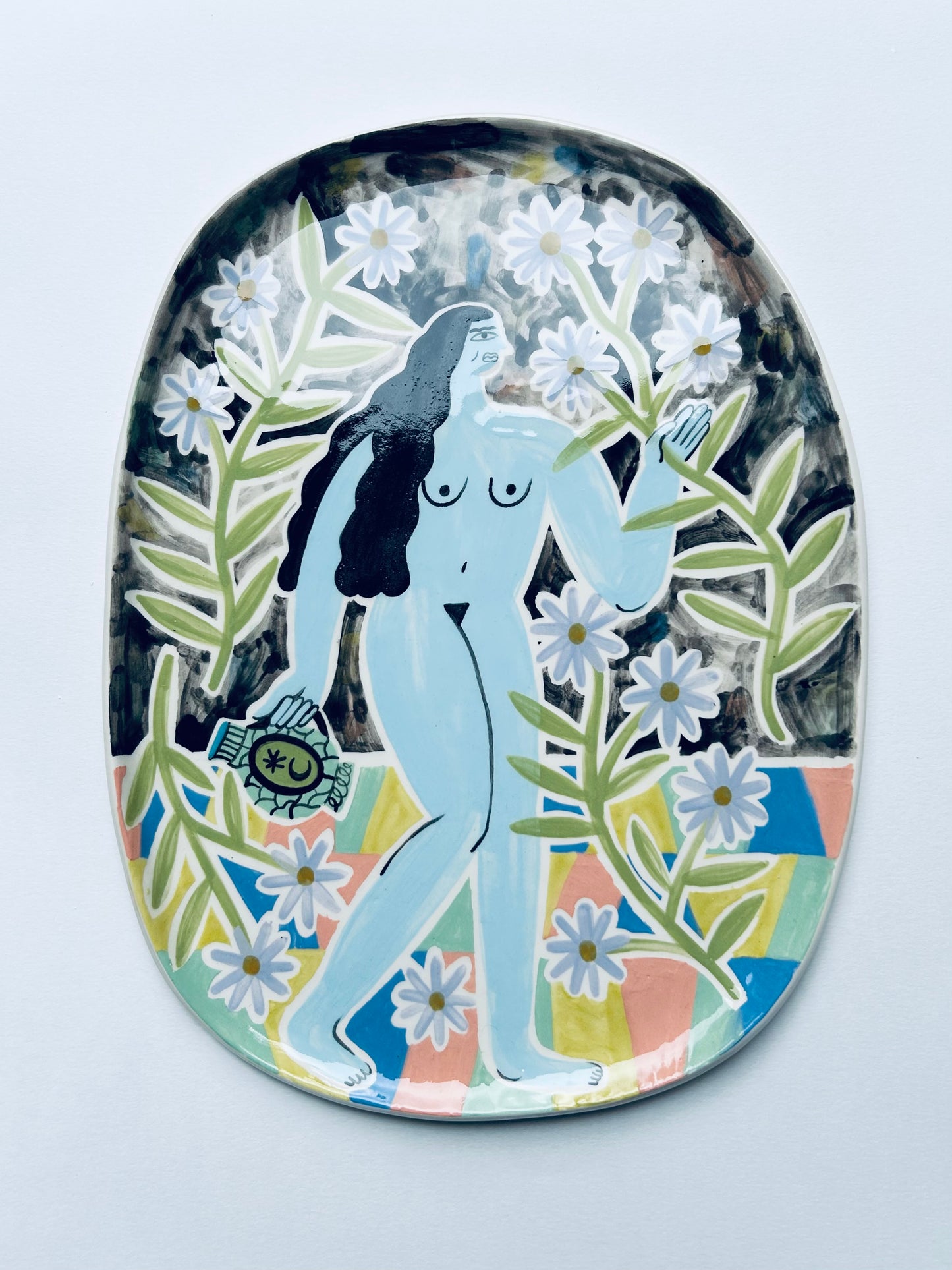 Night Garden Plate