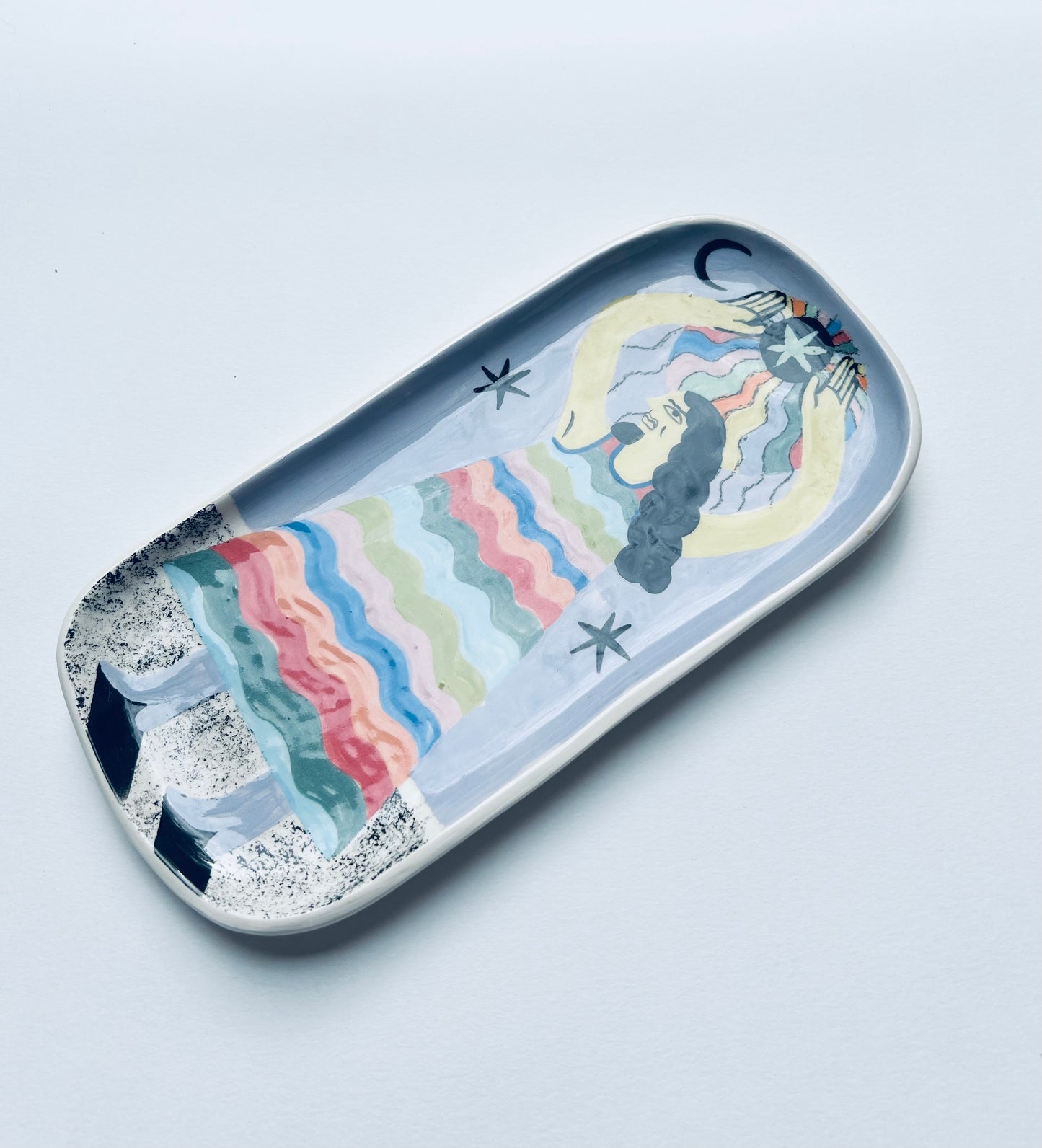 Rainbow Star Plate