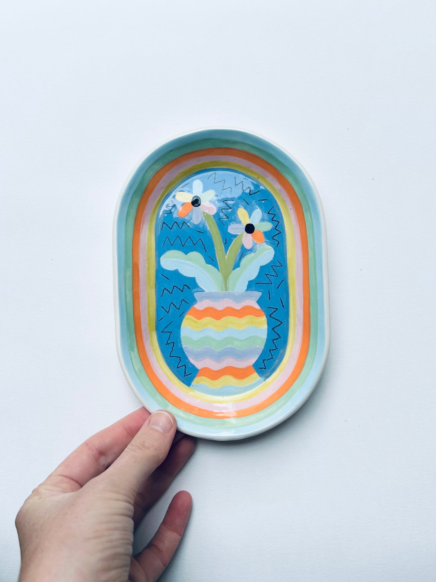 Flower Pot Plate