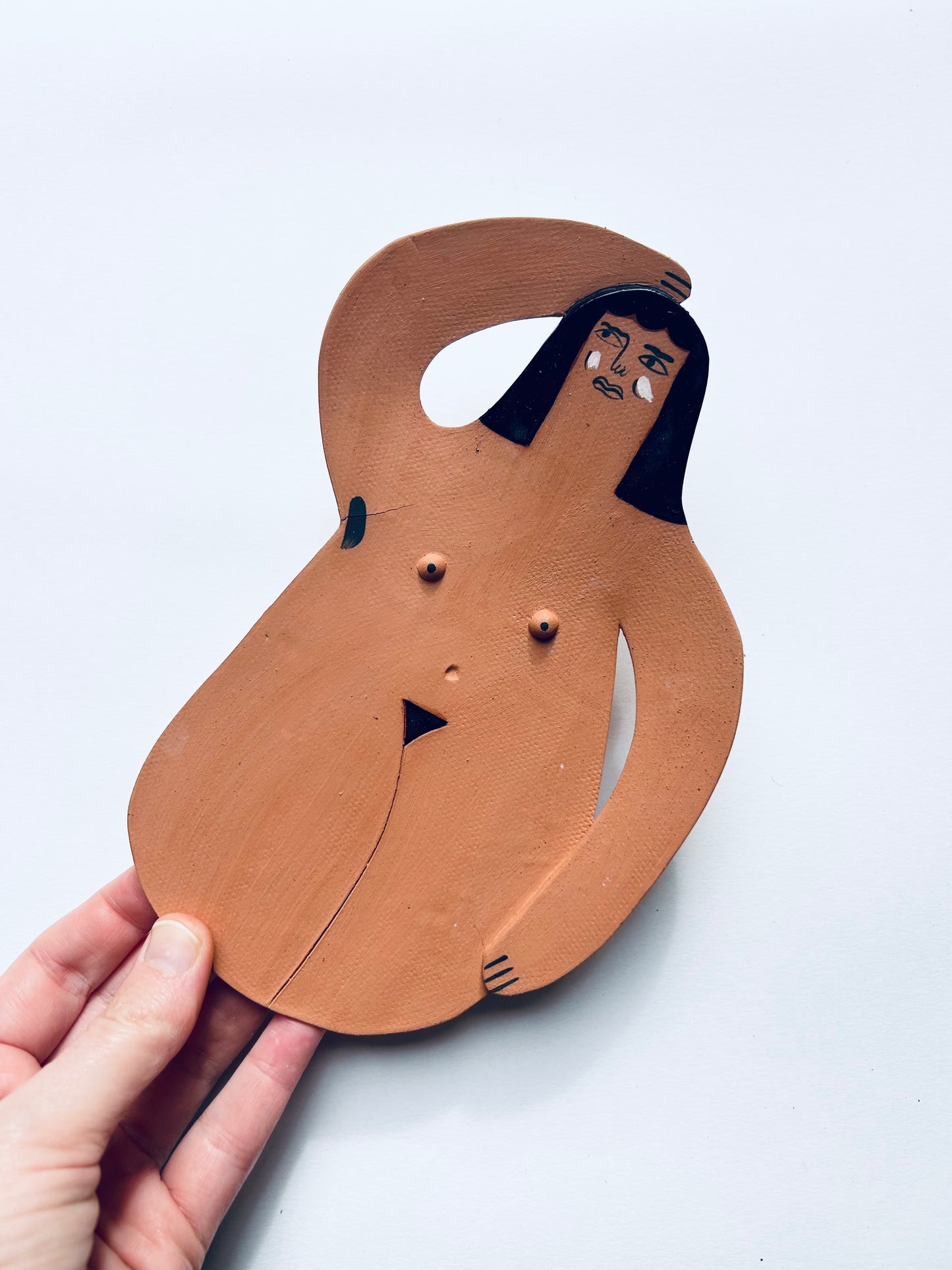 Terracotta Lady Plate