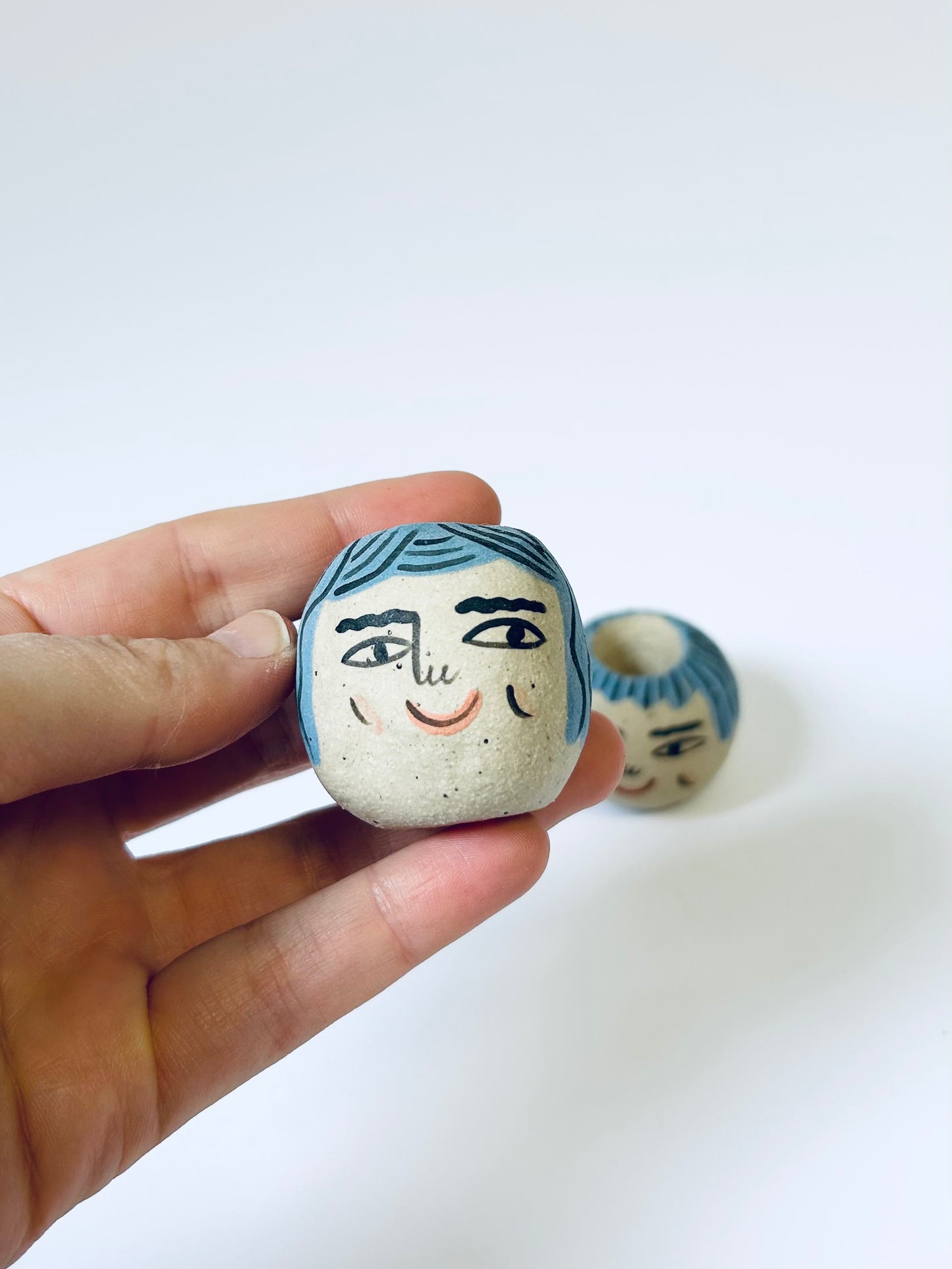 Little Head Candle Holders