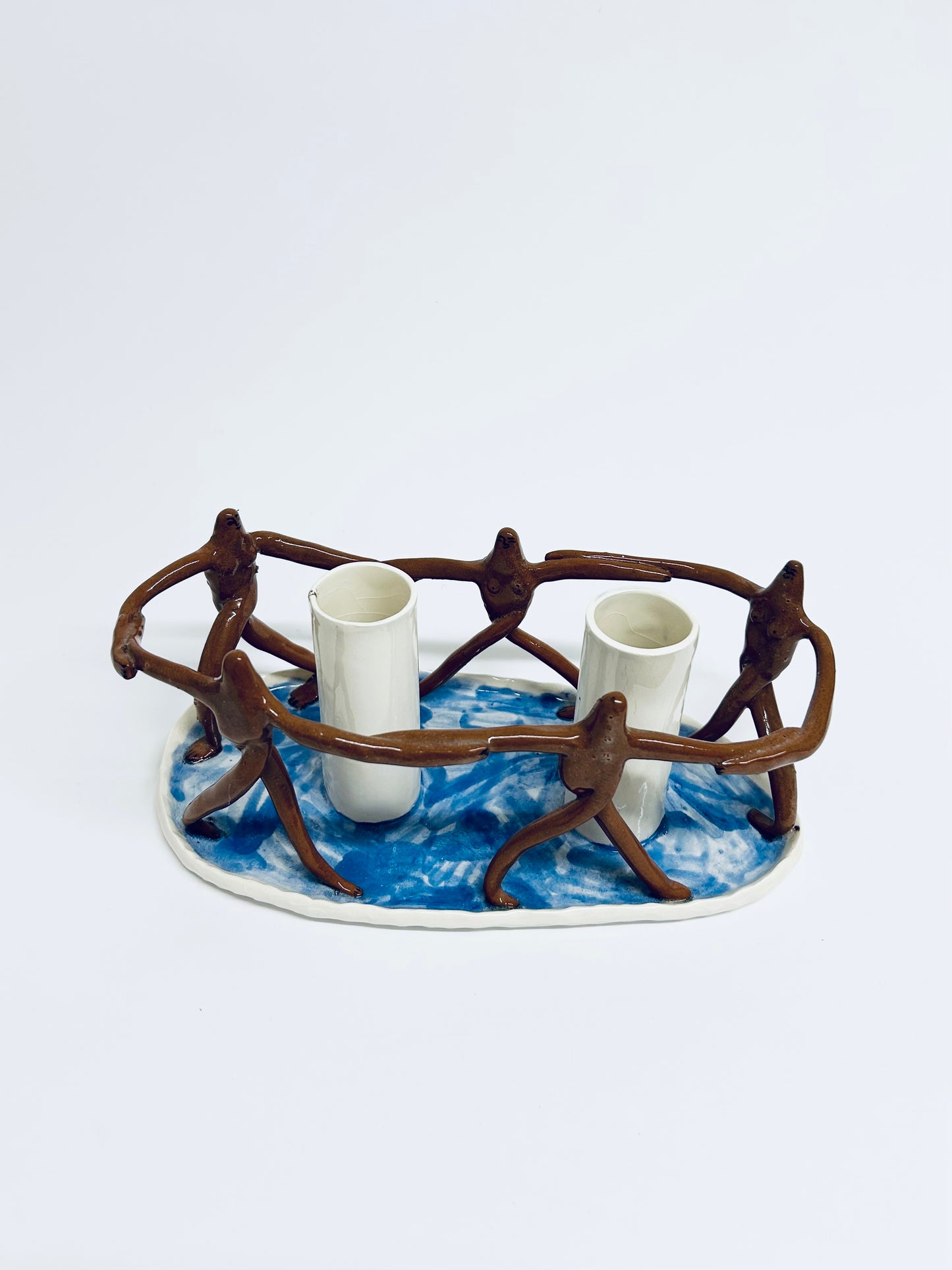 Dancing circle vase/candle holder
