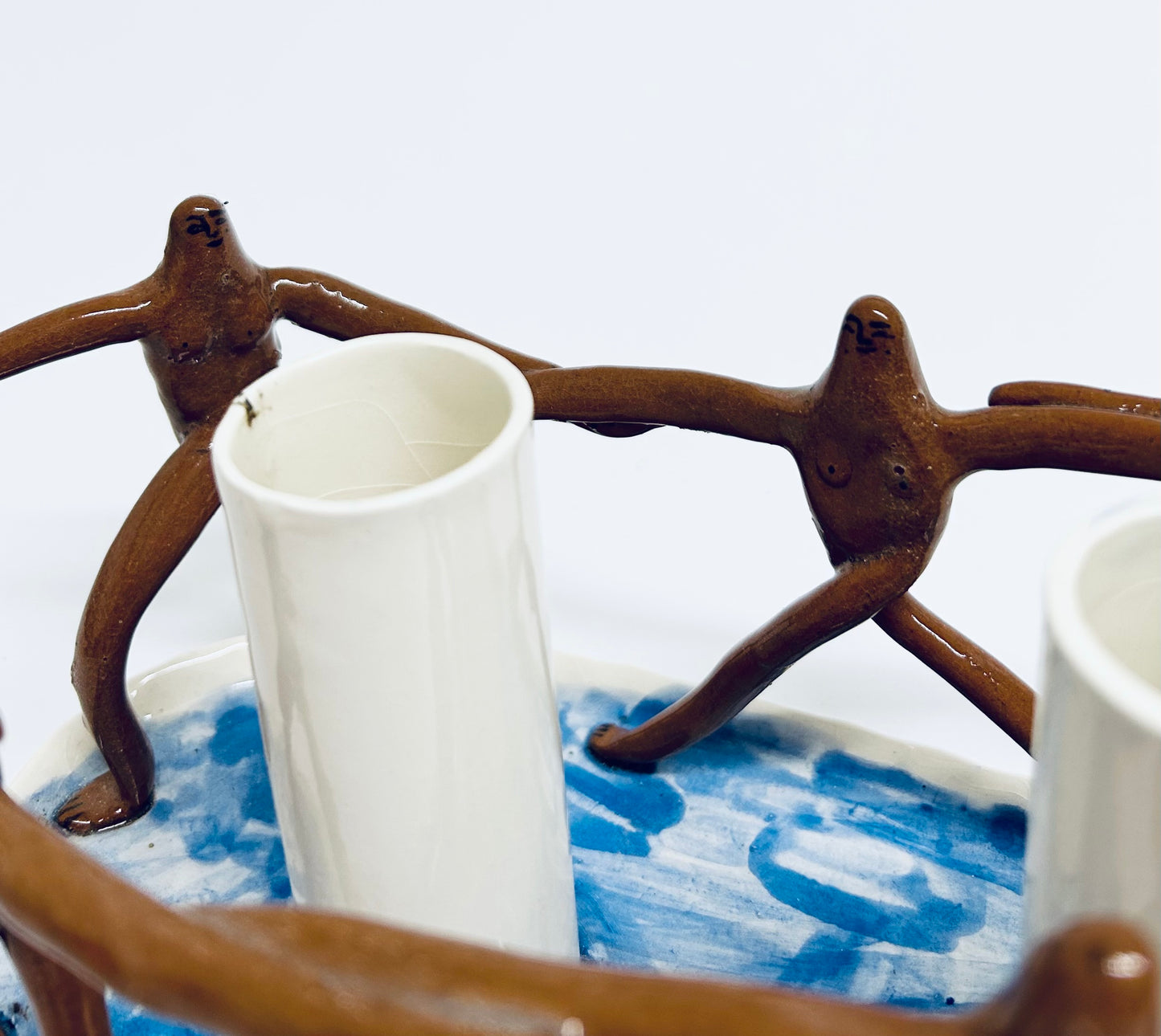 Dancing circle vase/candle holder