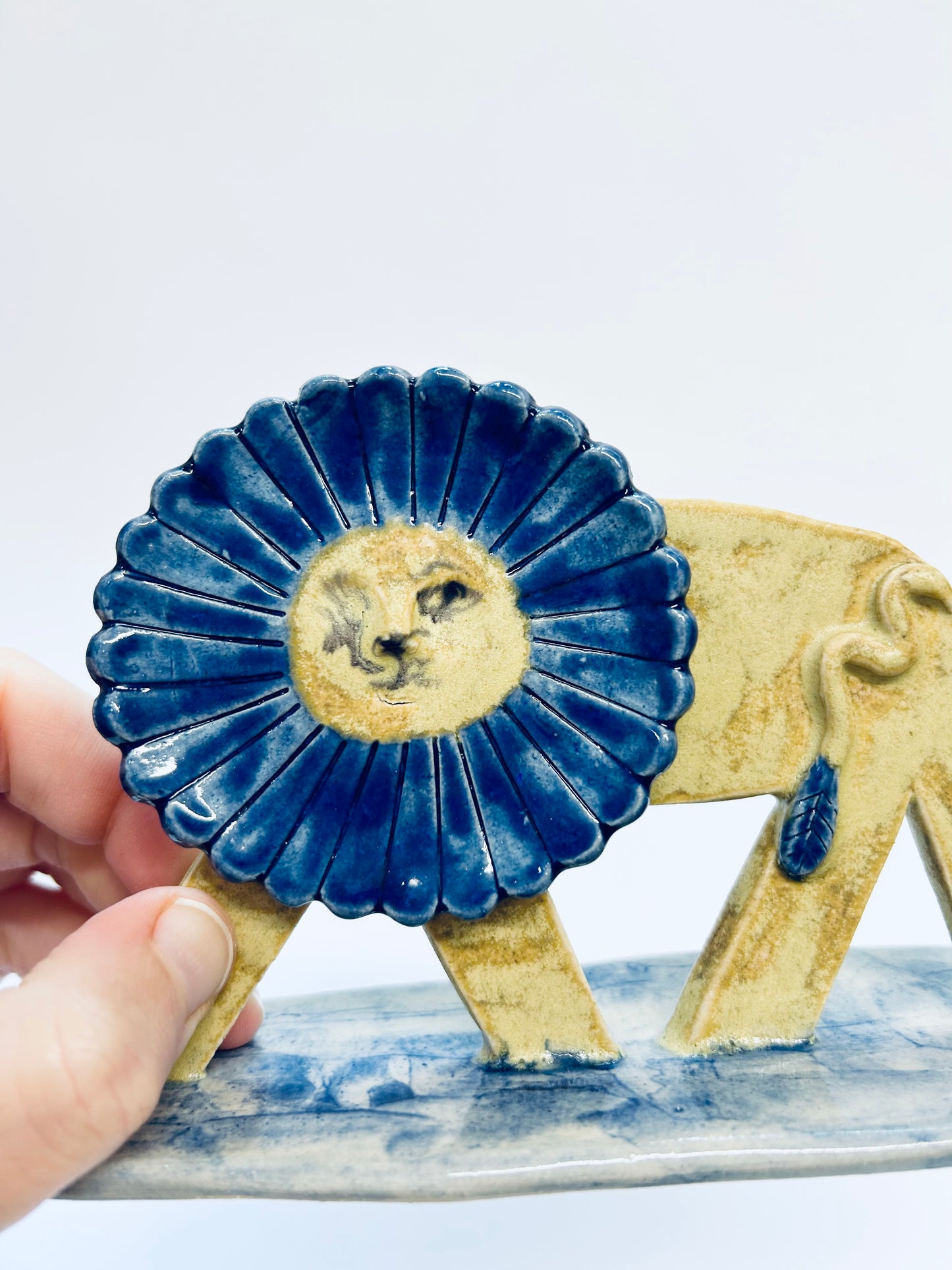 Lion sculpture