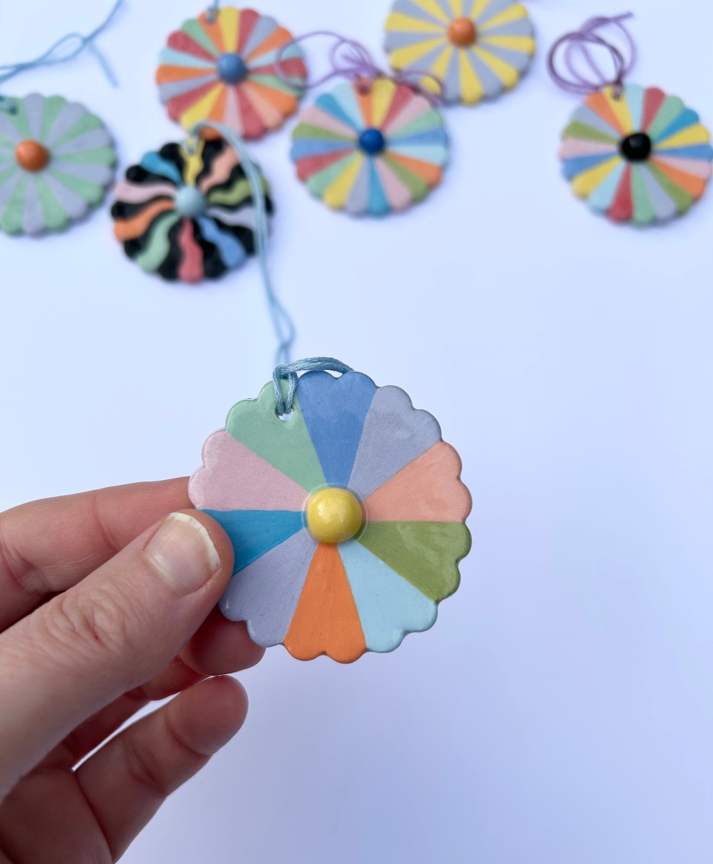 Small Rainbow Flower Decoration