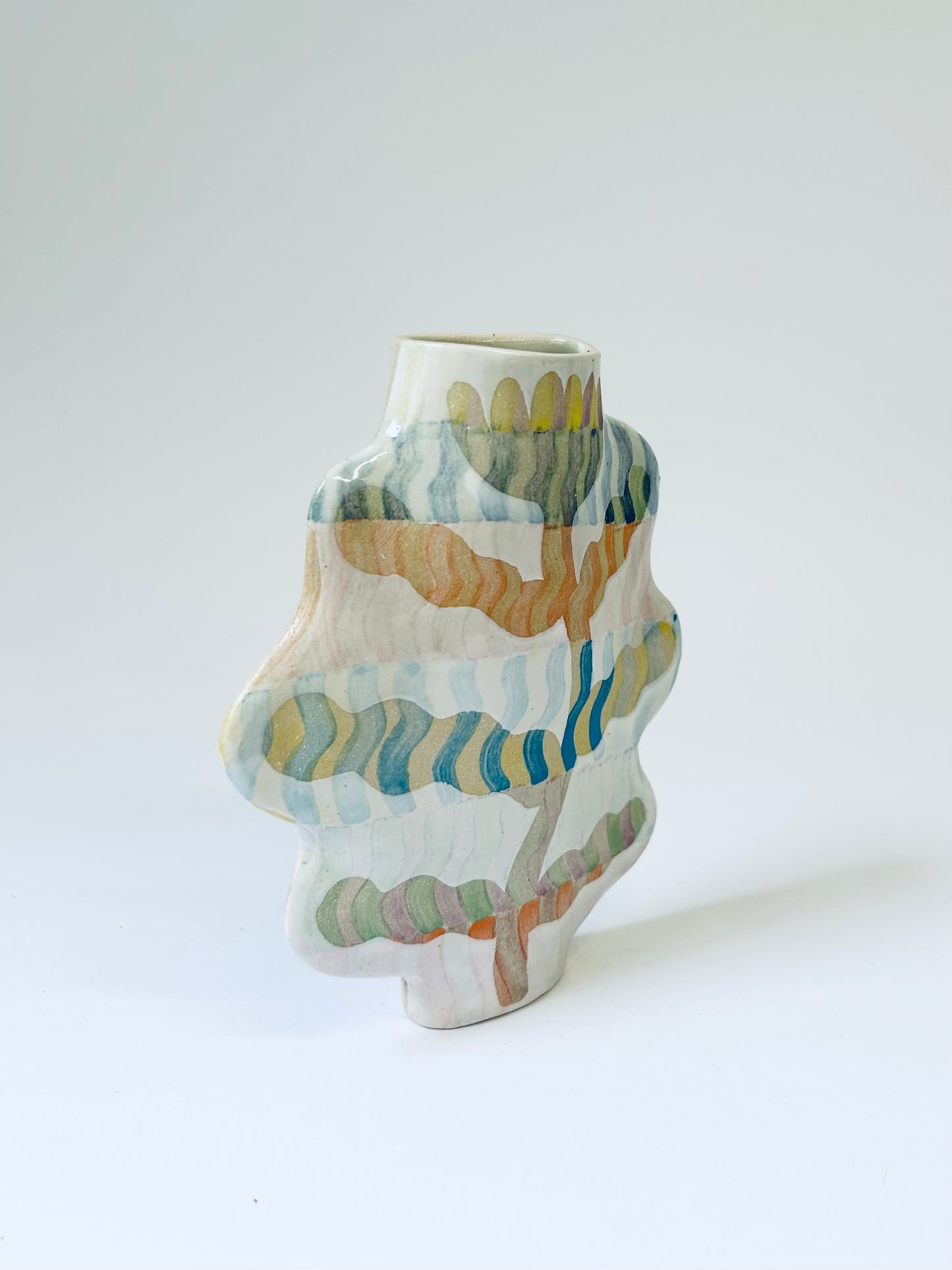 Wavy Wall Vase