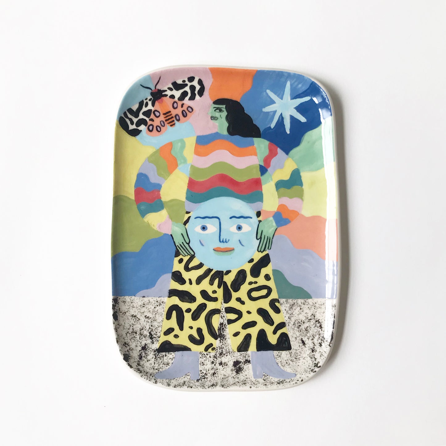 Moth & Moon Plate