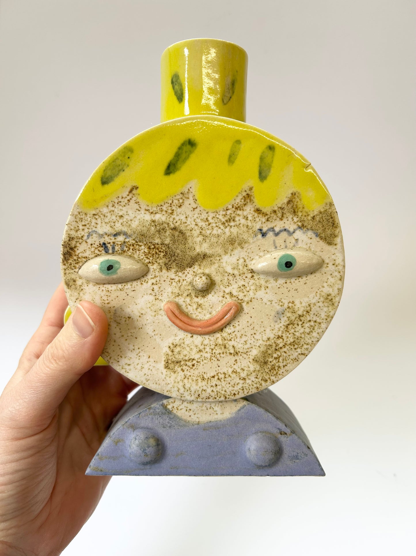 Yellow Hair Vase