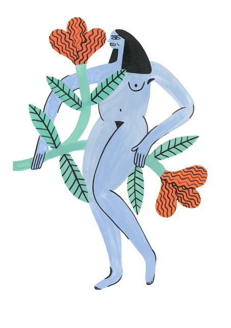 Blue Nude Print