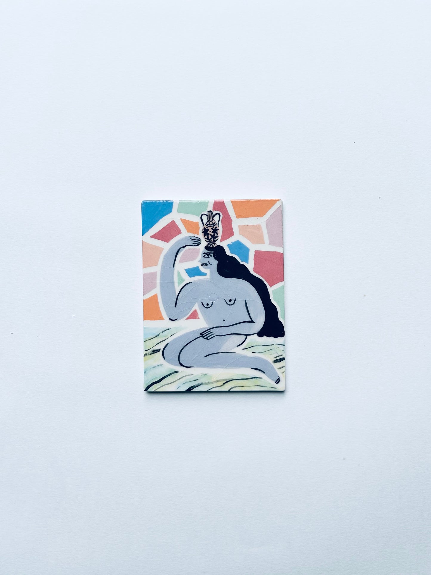 Kneeling Goddess Tile