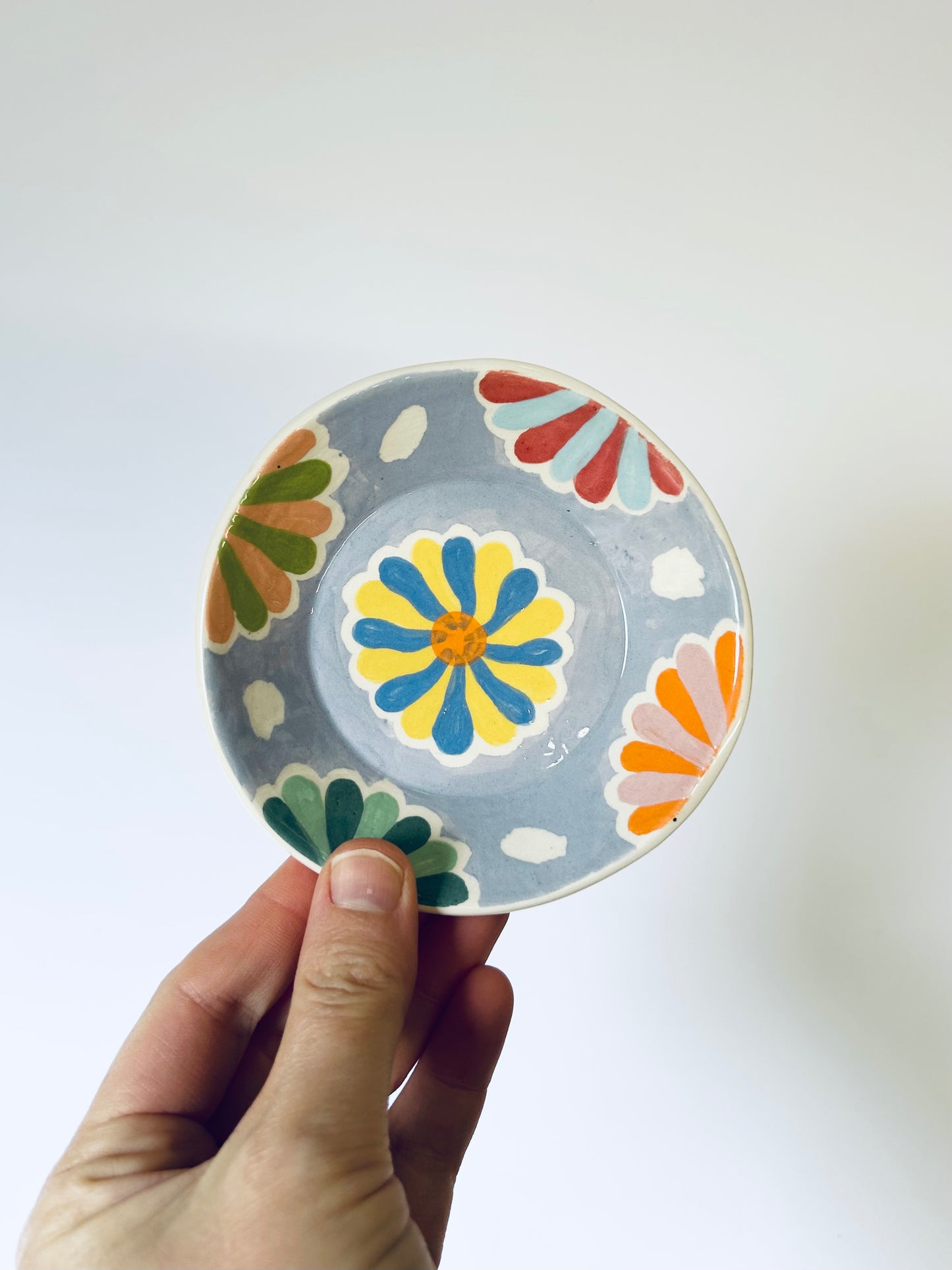Lilac Flower Pattern Dish