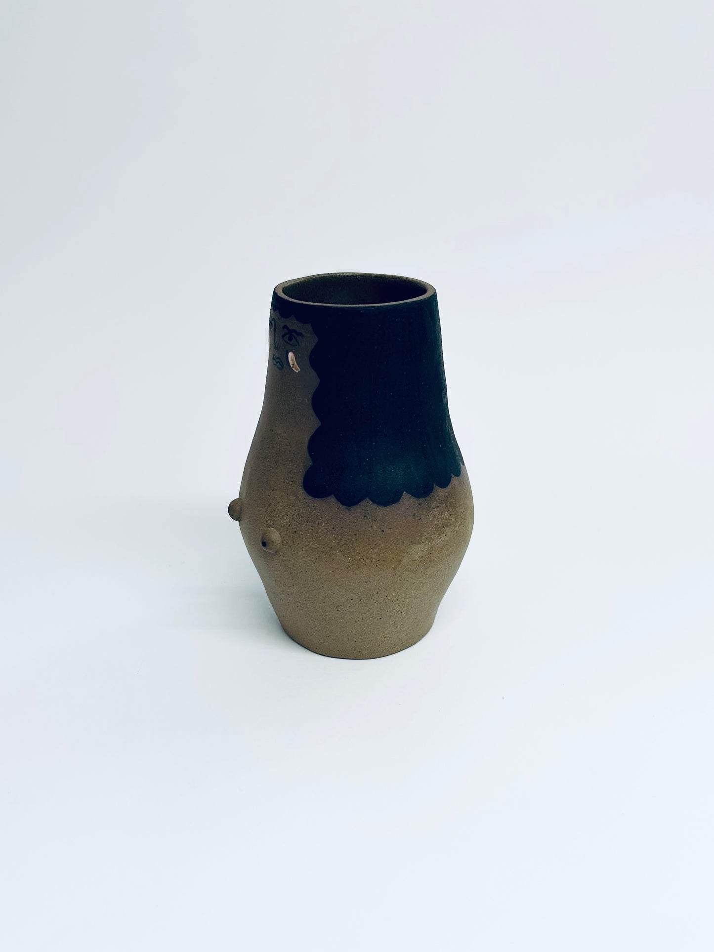 Small Lady Vase Brown