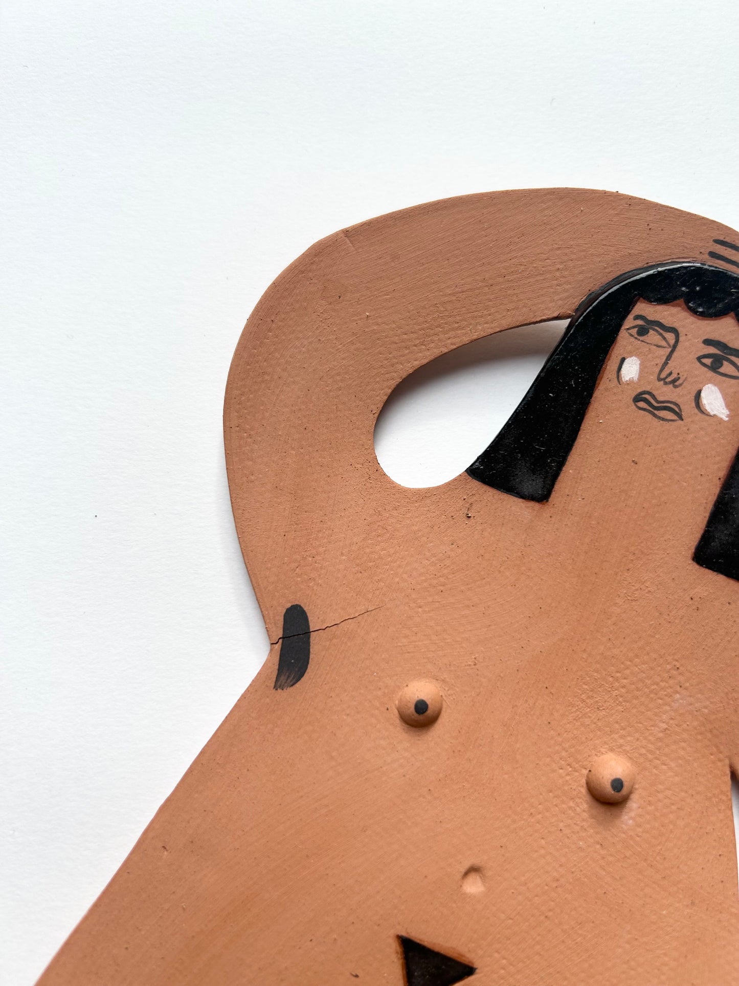 Terracotta Lady Plate