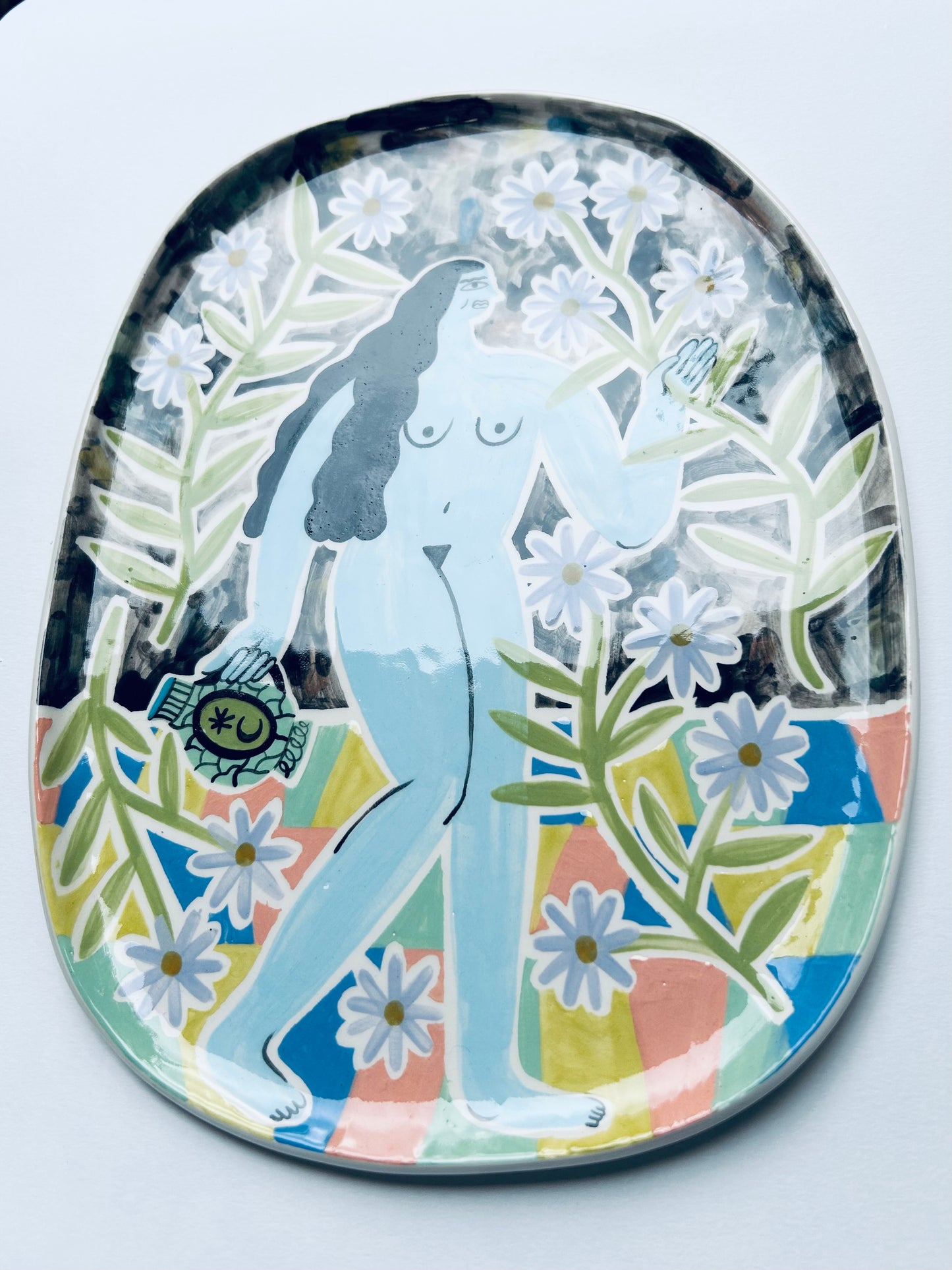 Night Garden Plate