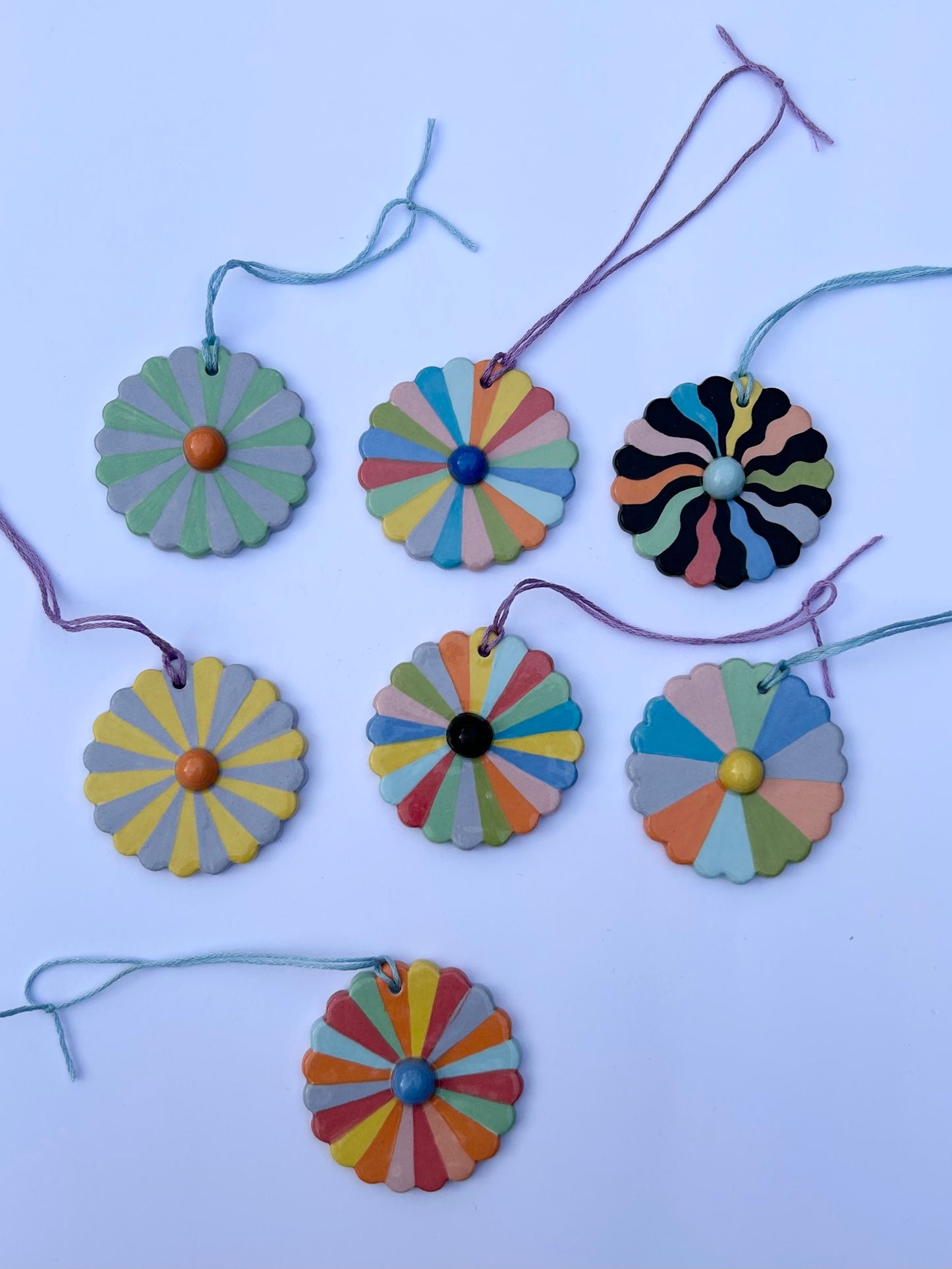 Small Rainbow Flower Decoration