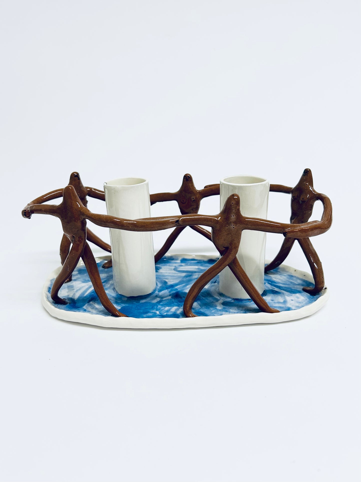 Dancing circle vase/candle holder