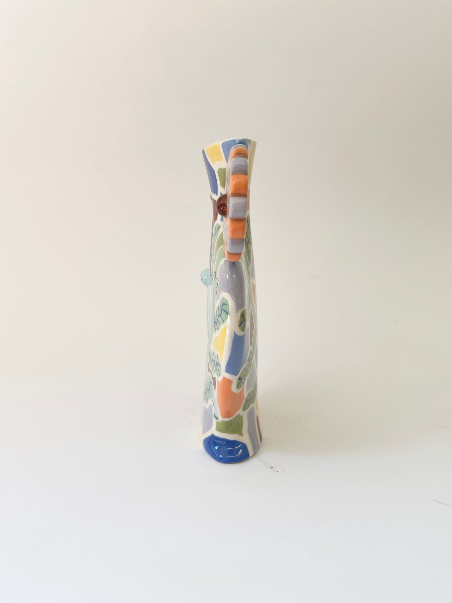 Woman & Flowers Vase