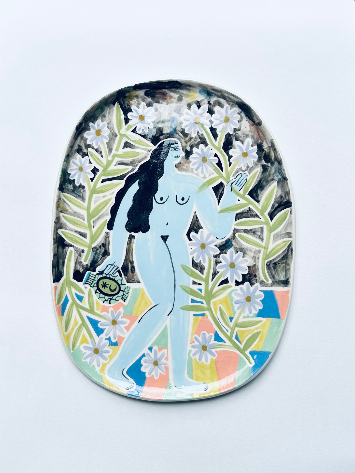 Night Garden Plate