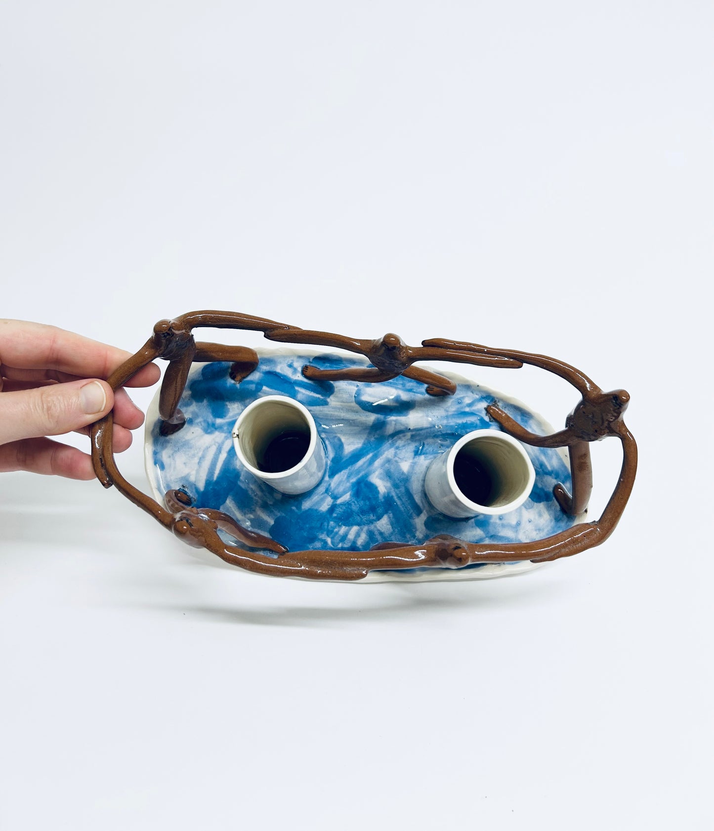 Dancing circle vase/candle holder