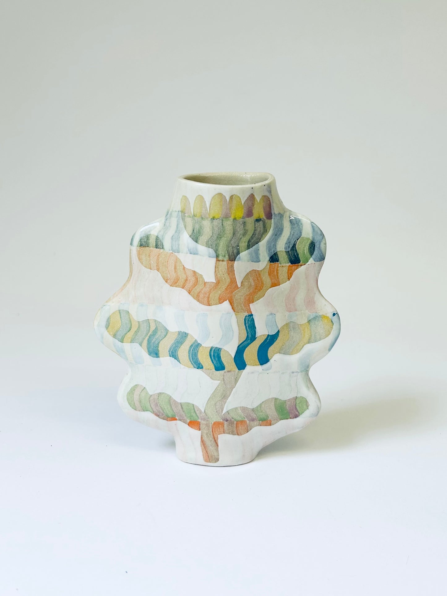 Wavy Wall Vase