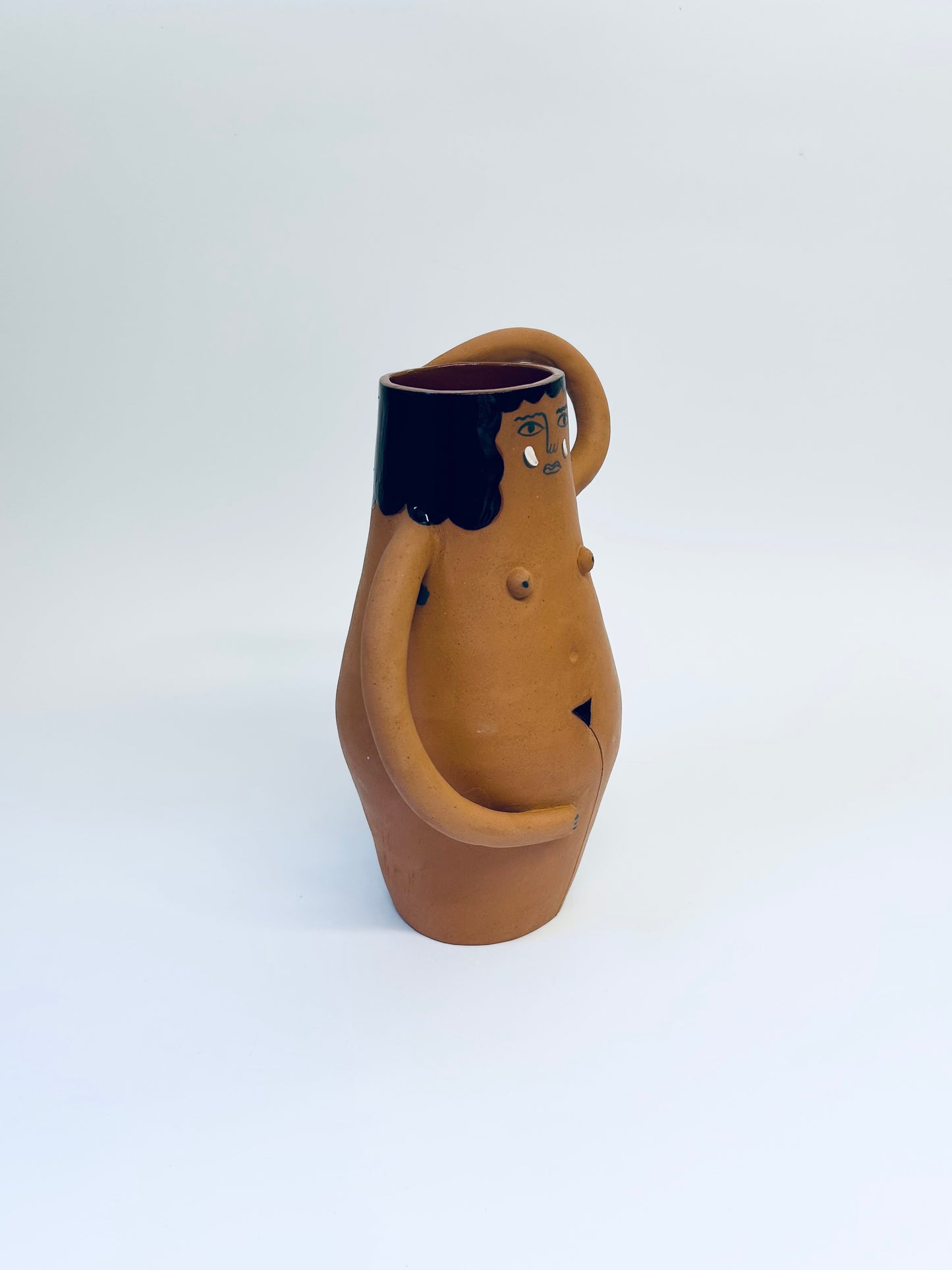 Large Lady Vase Terracotta