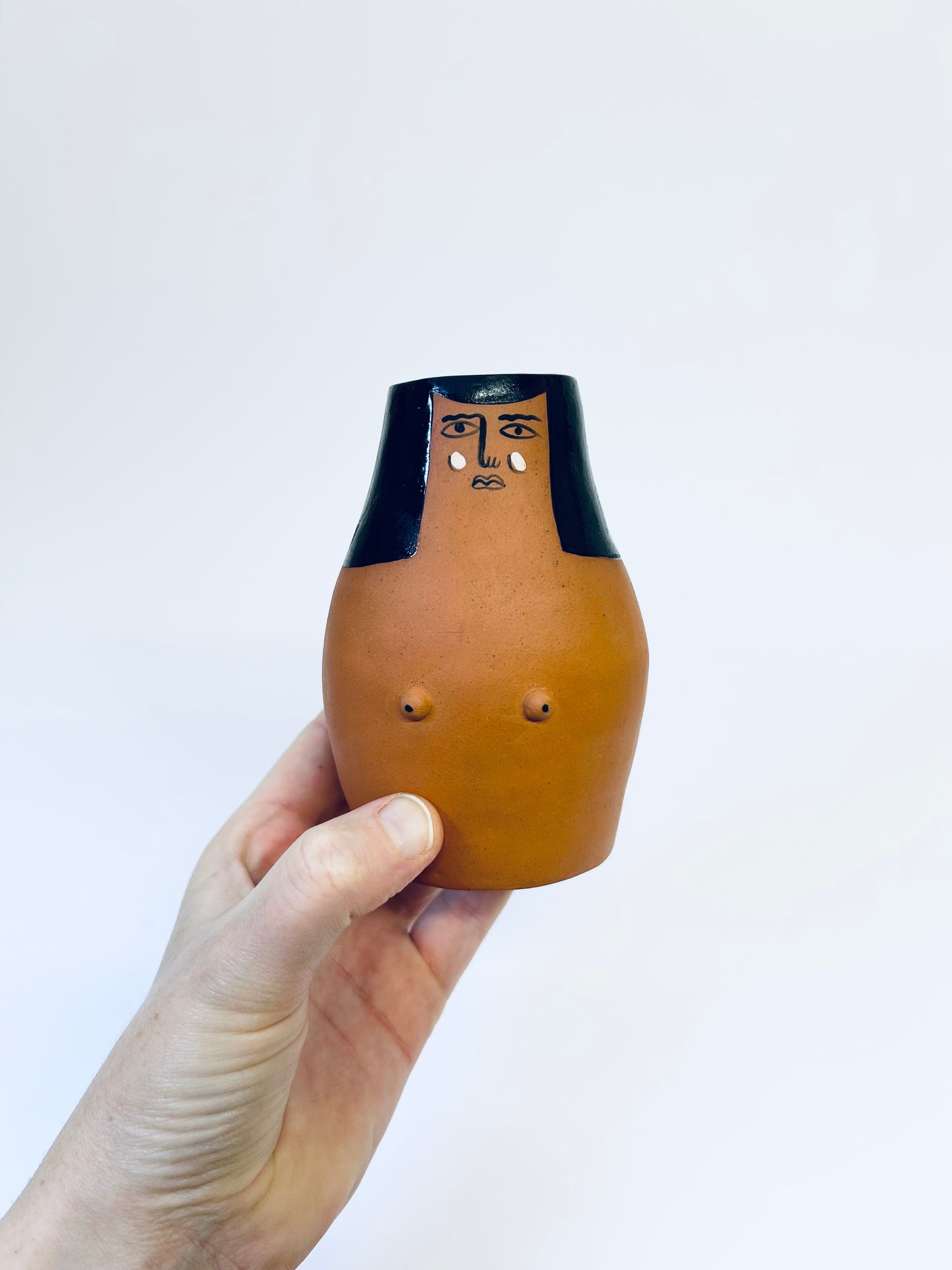 Small Lady Vase Terracotta