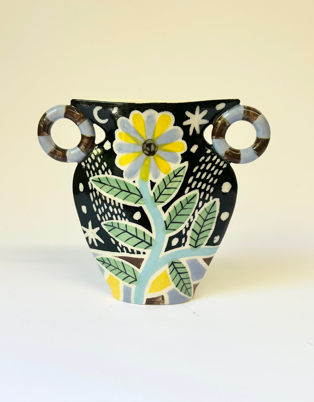 Midnight Flower Power Vase