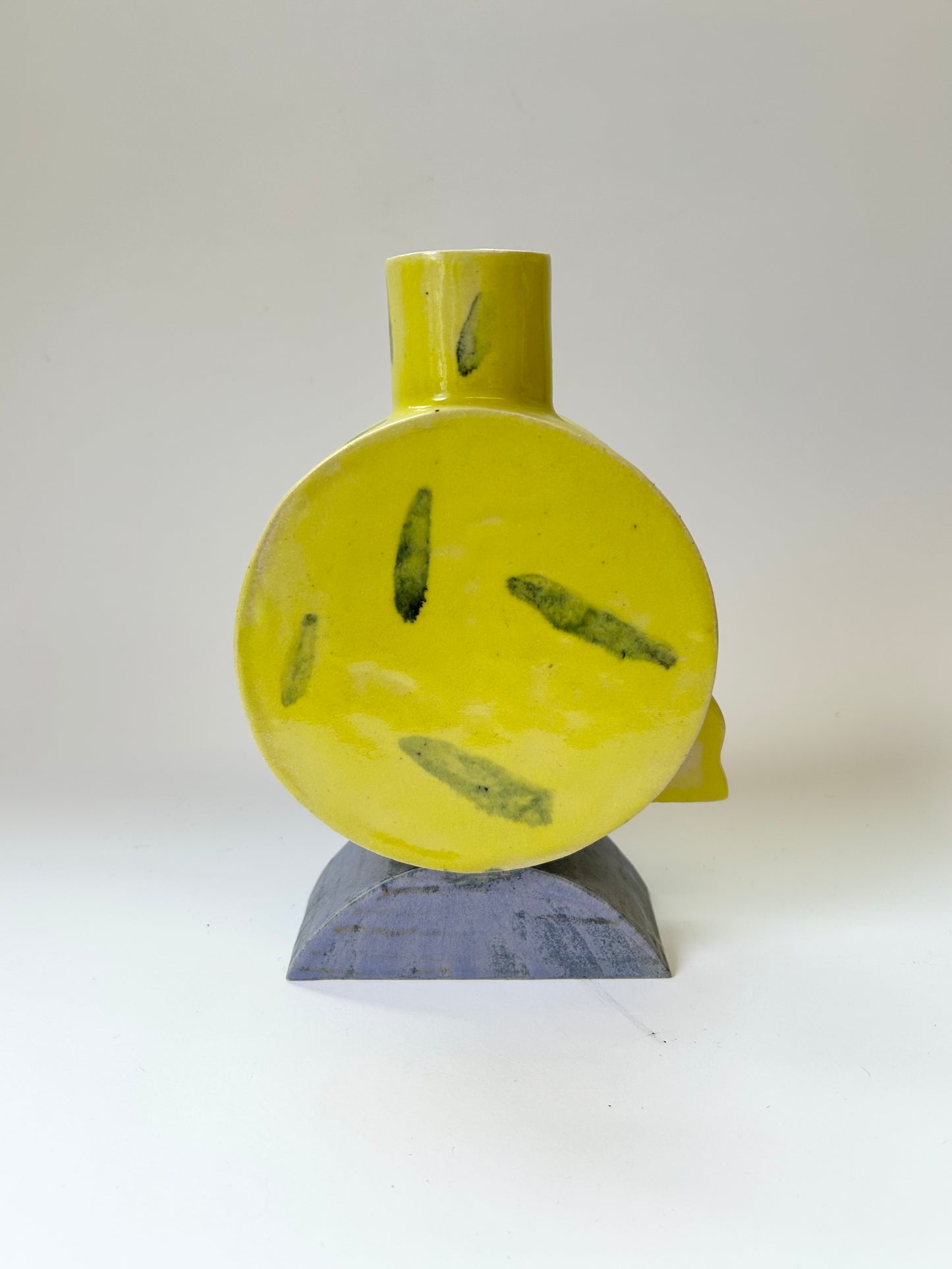Yellow Hair Vase
