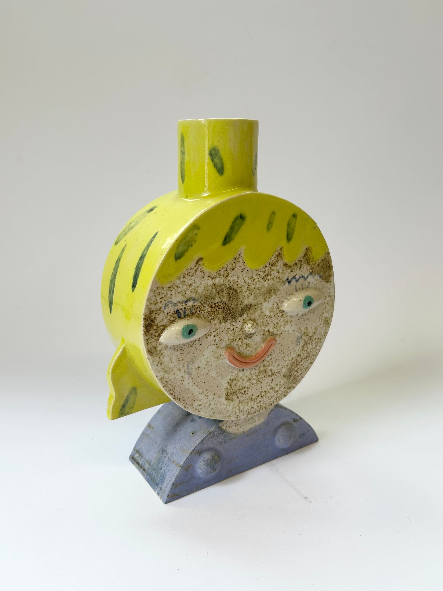 Yellow Hair Vase