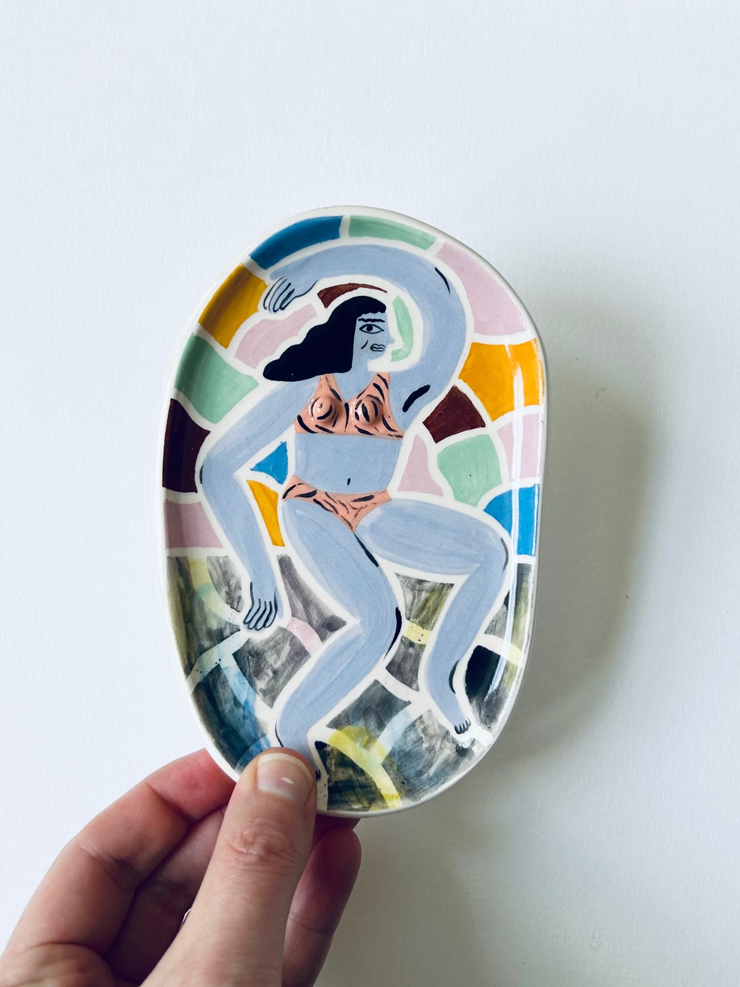 Dancing Girl Plate