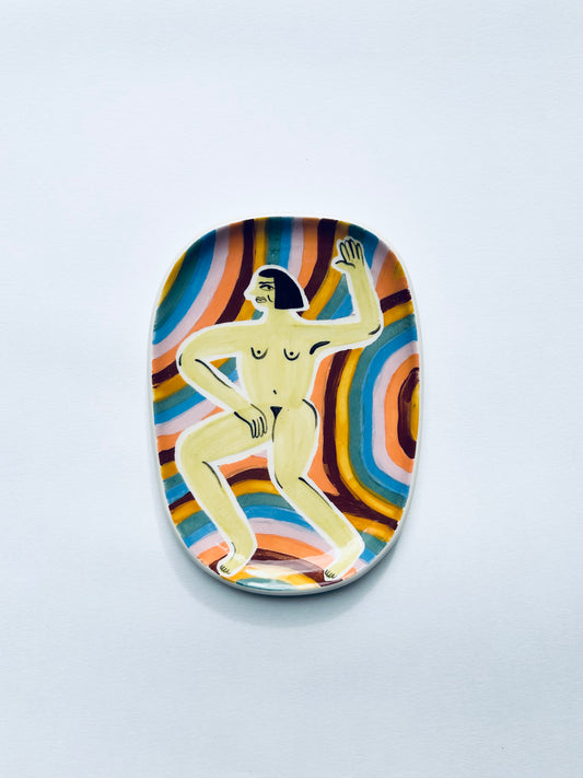 Disco Dancer Plate