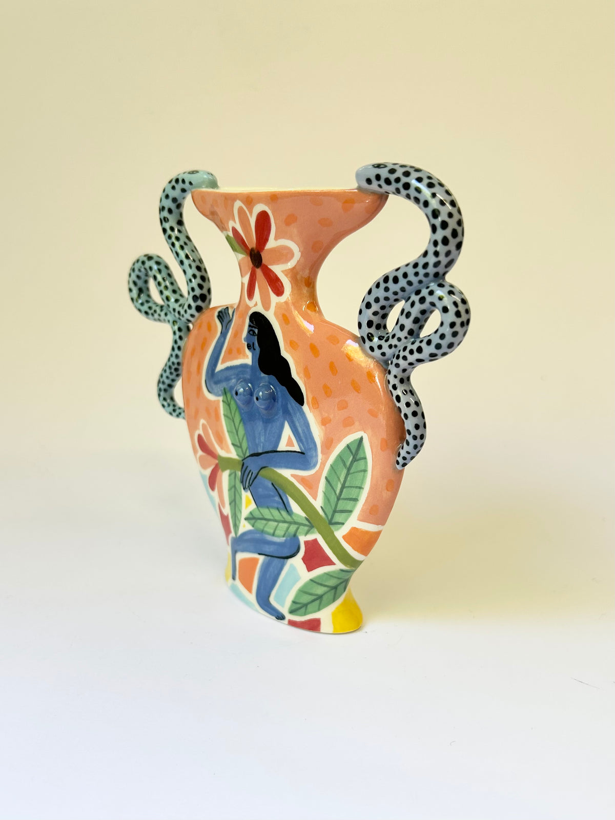 Dancing Blue Vase