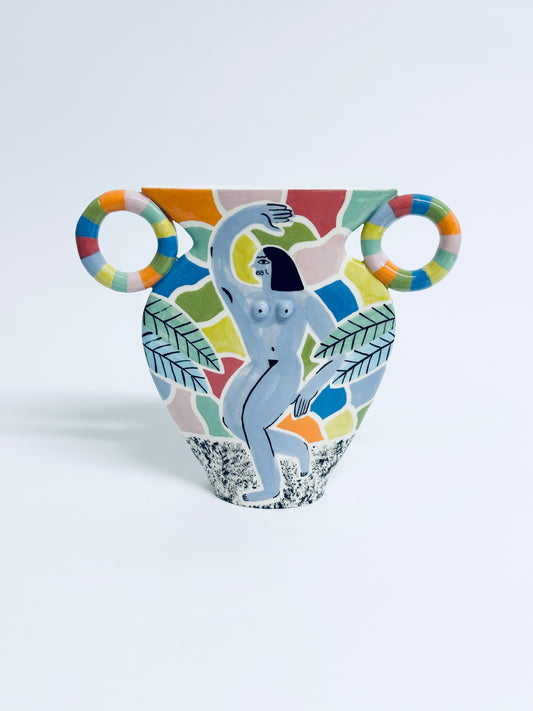 Dancing Goddess Vase