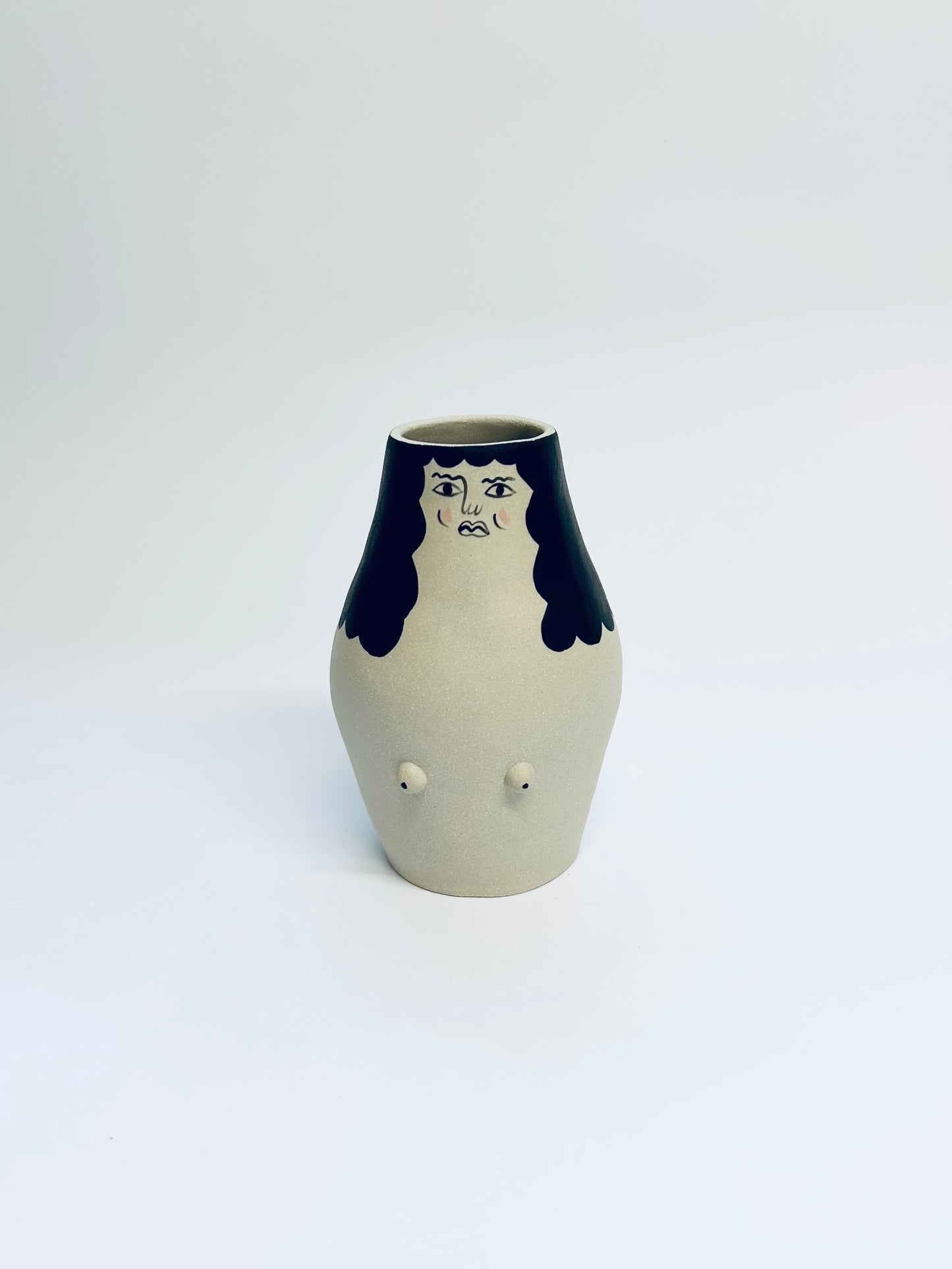 Small Lady Vase White