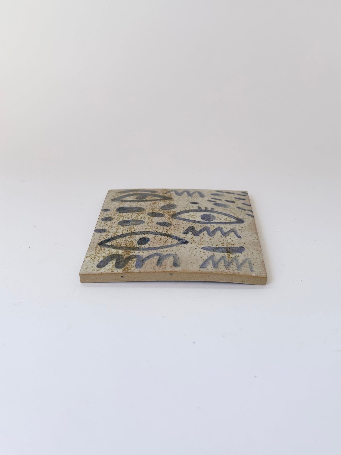 Stoneware Eye Tile