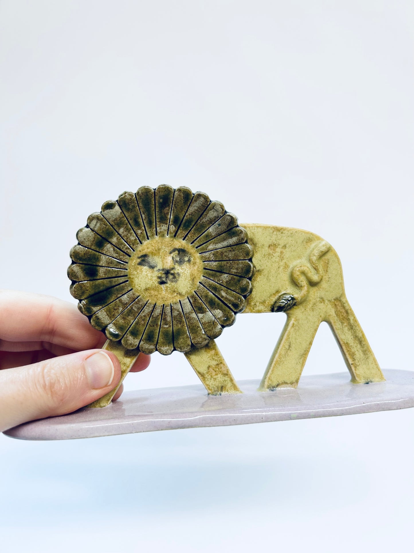 Lion sculpture