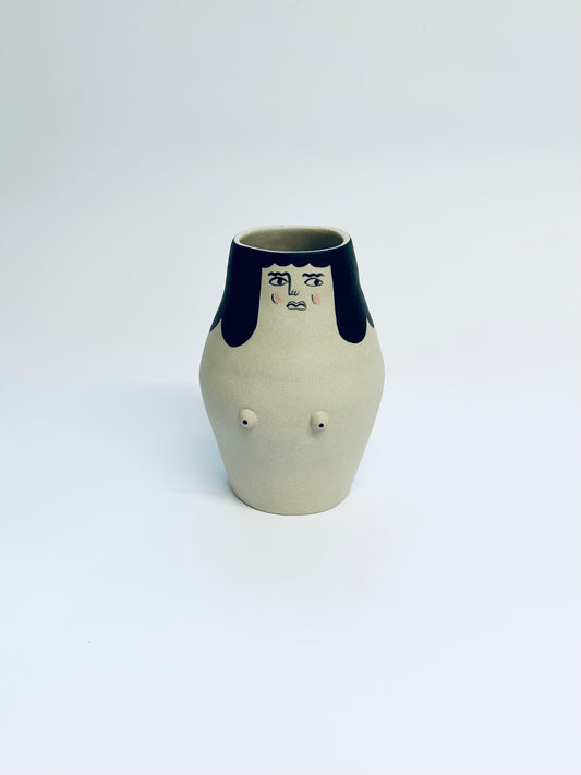 Small Lady Vase White