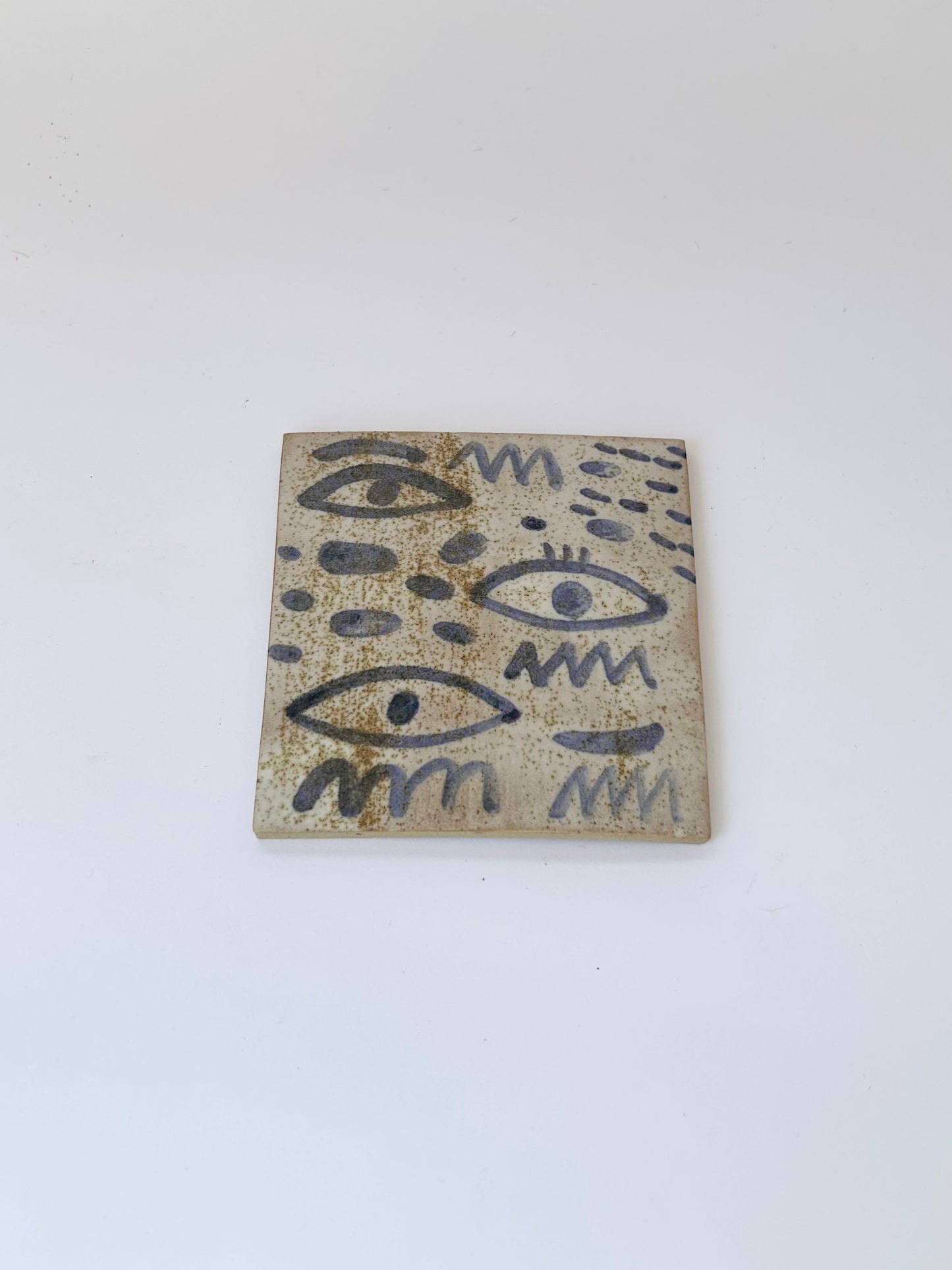 Stoneware Eye Tile