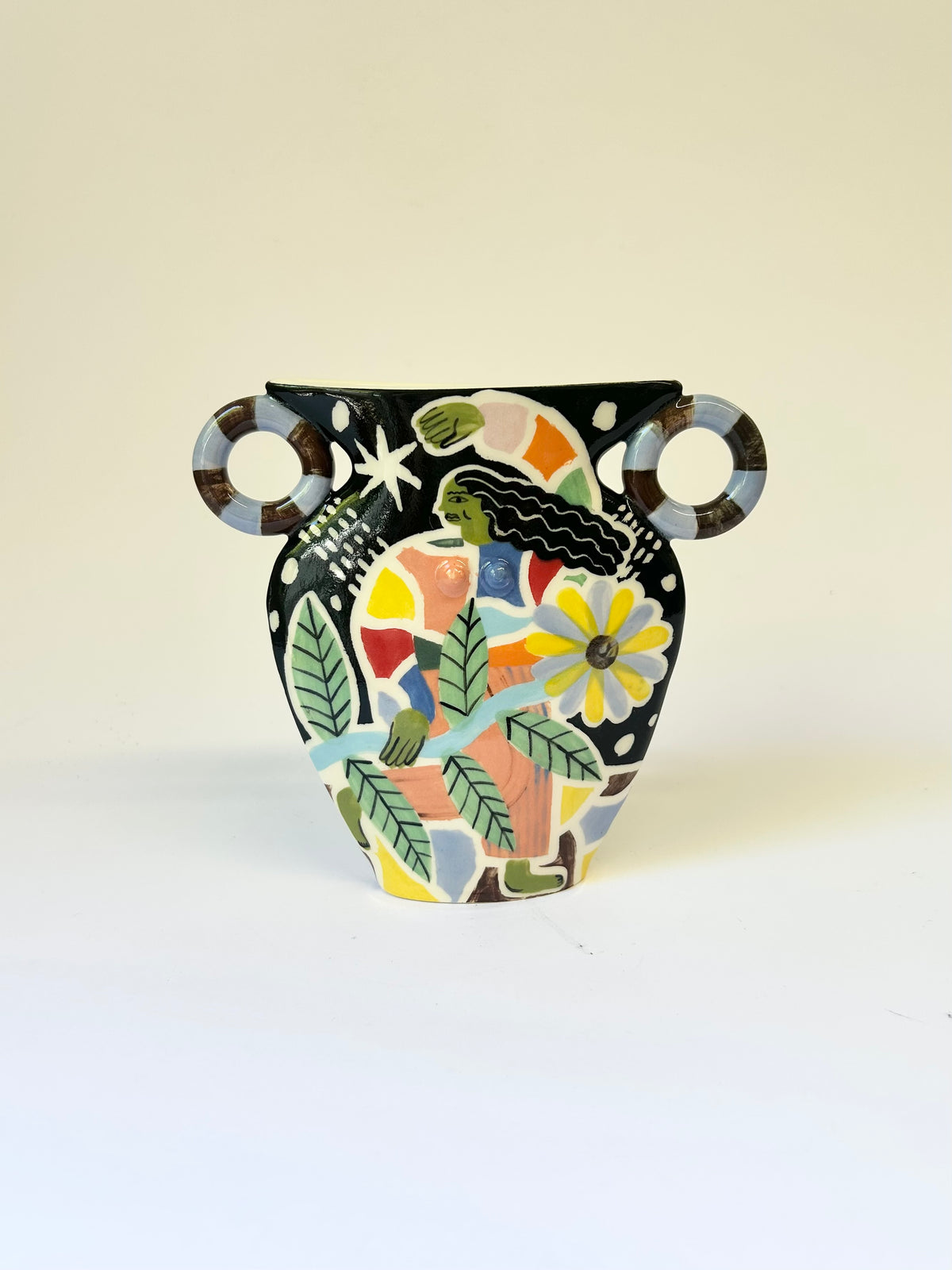 Midnight Flower Power Vase