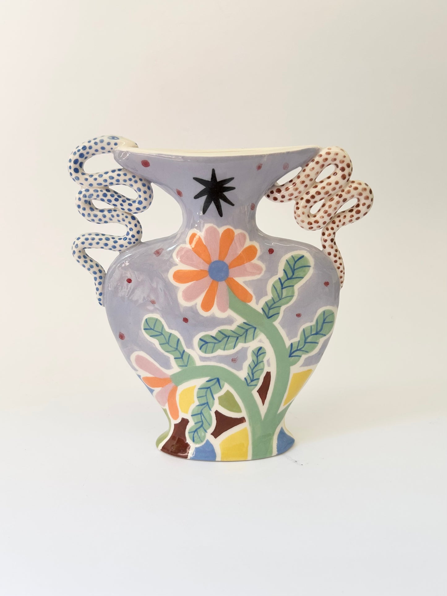 Woman & Snake Vase