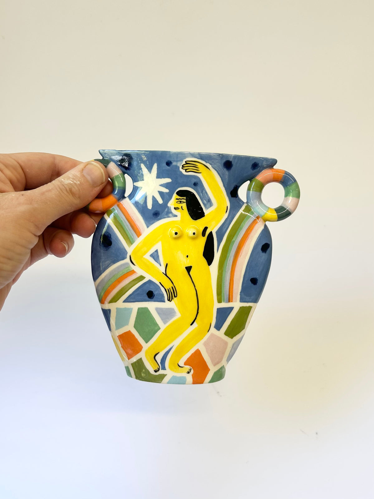 Rainbow Nights Vase