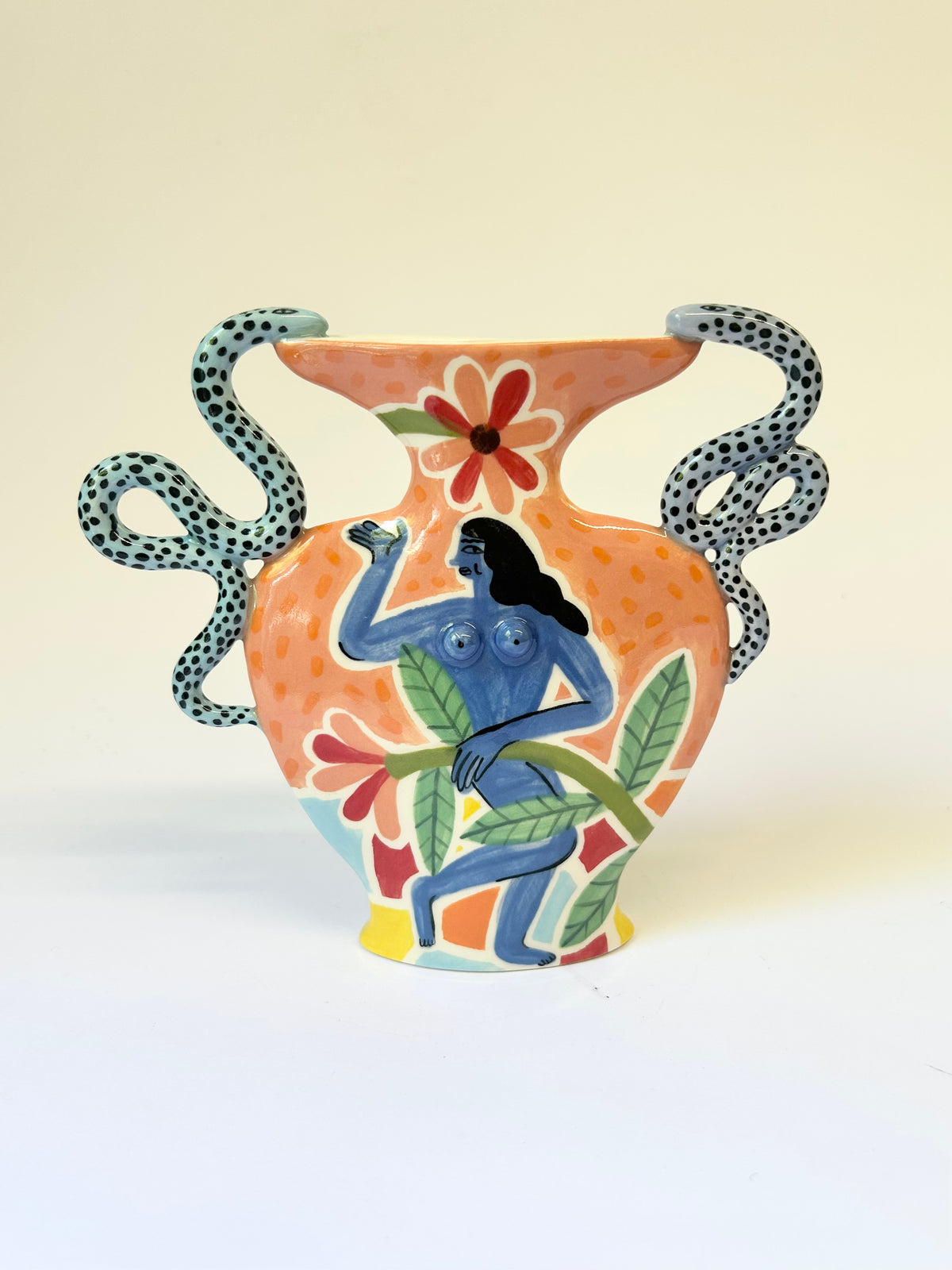 Dancing Blue Vase