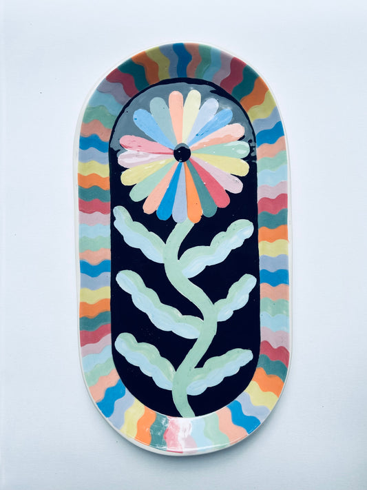 Large Flower Platter