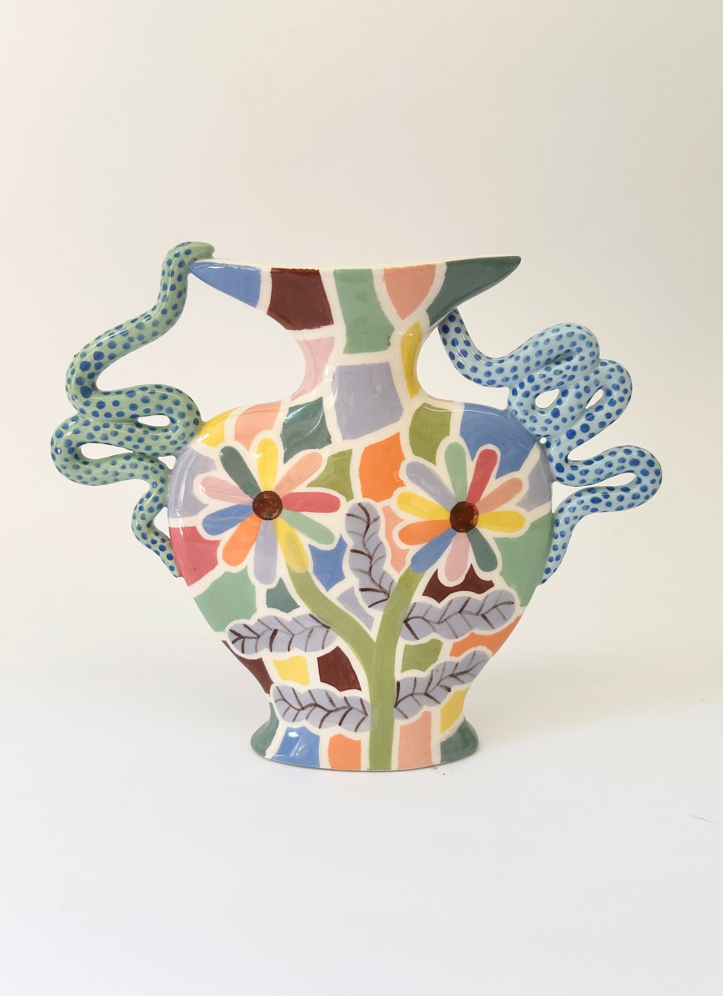 Woman & Snake Vase
