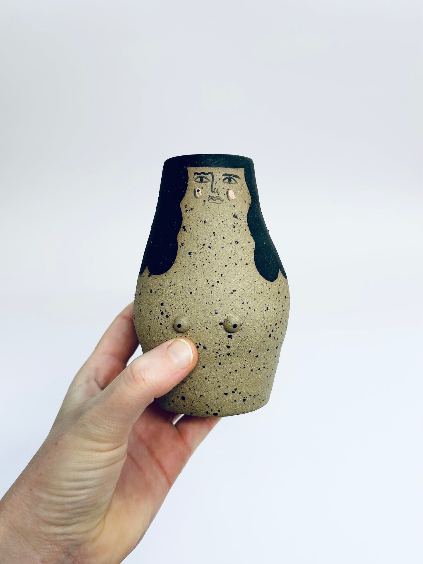 Small Lady Vase Speckle