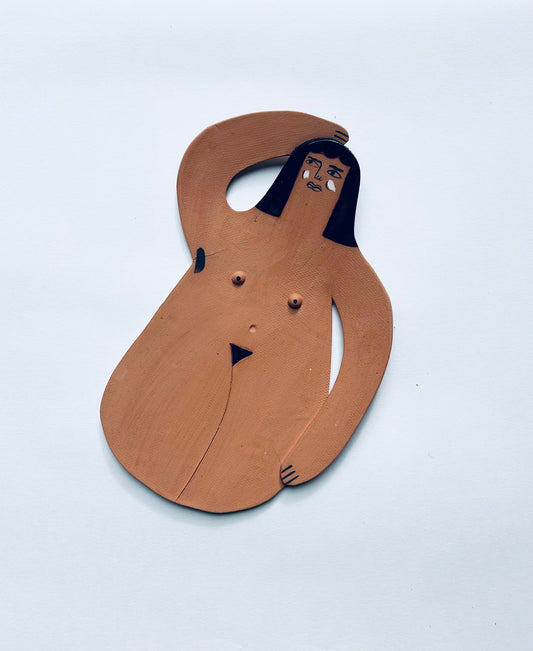Terracotta Lady Plate