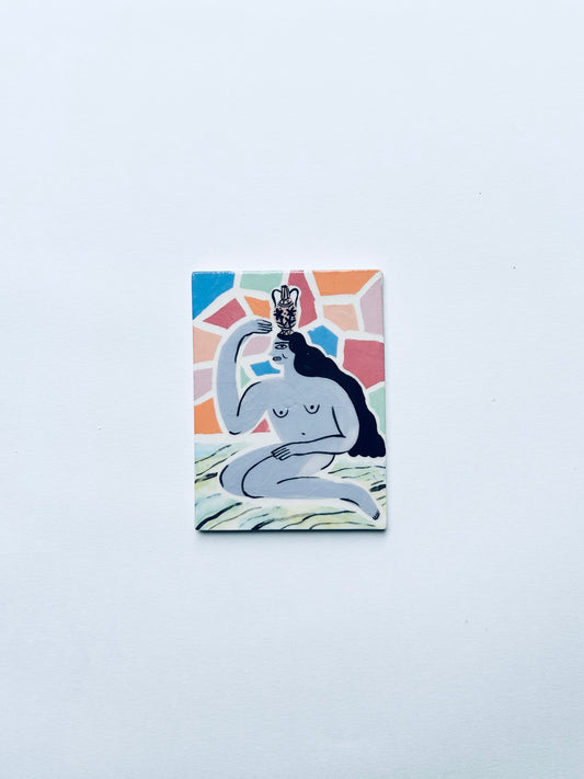 Kneeling Goddess Tile
