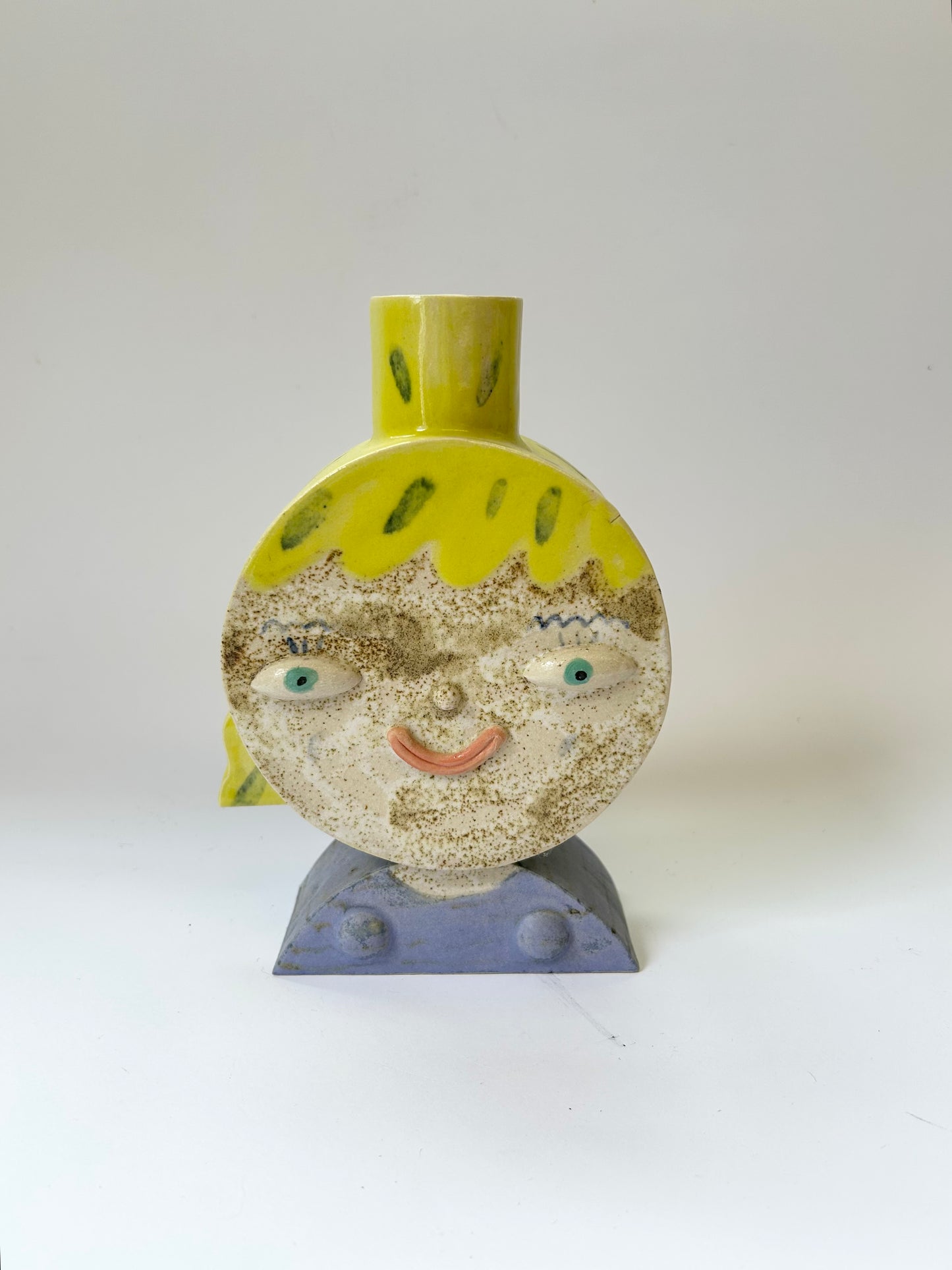 Yellow Hair Vase