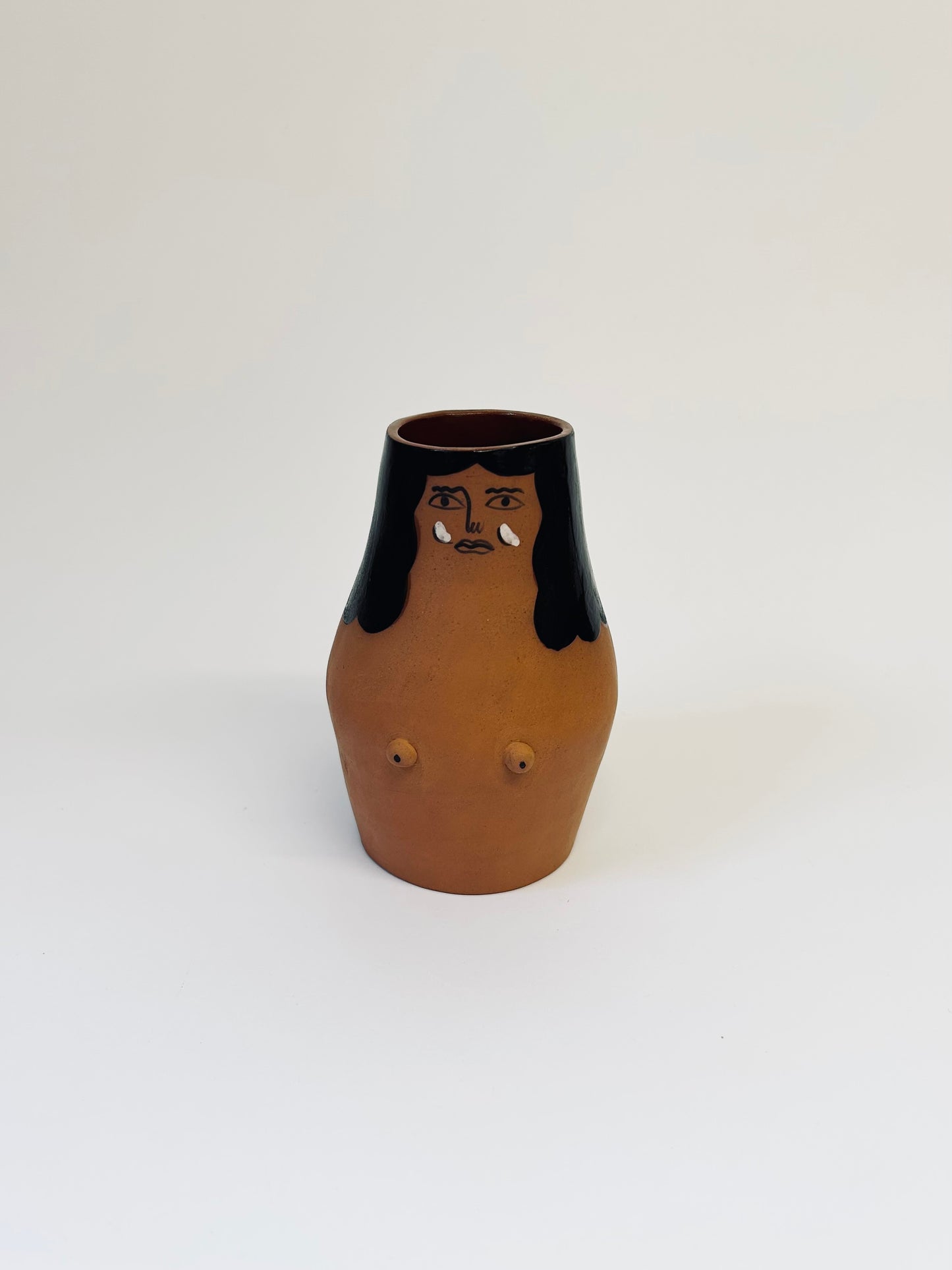 Small Lady Vase Terracotta